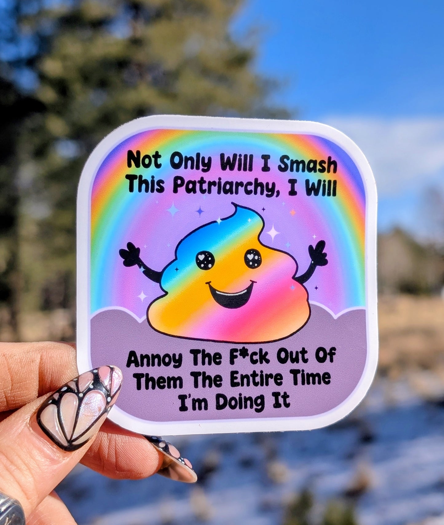 Delulu Doodoo Vinyl Sticker