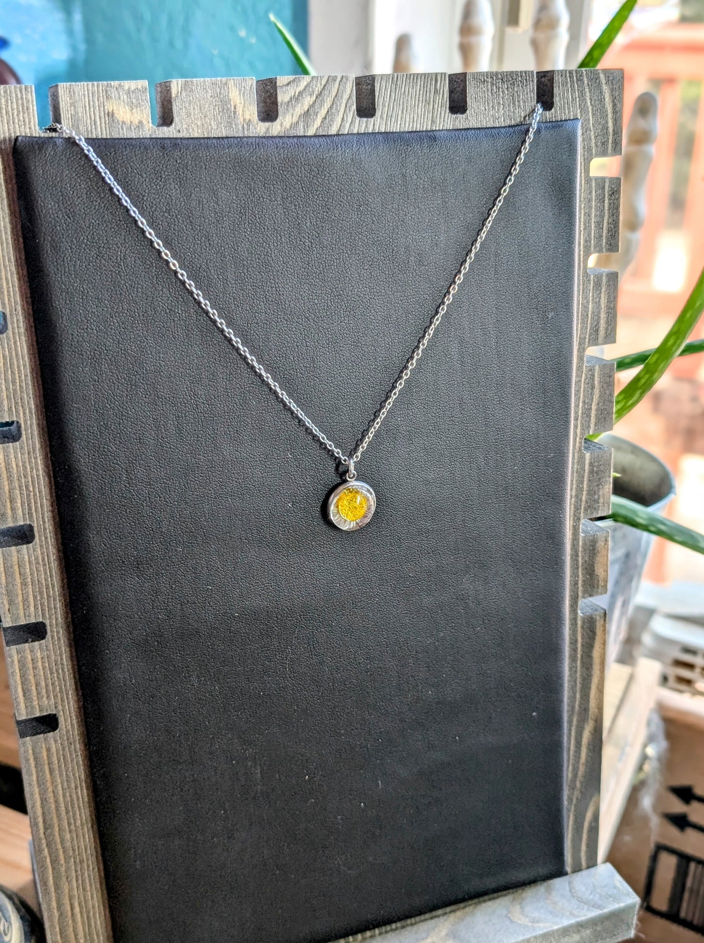 Alpine Daisy Sterling Silver Necklace