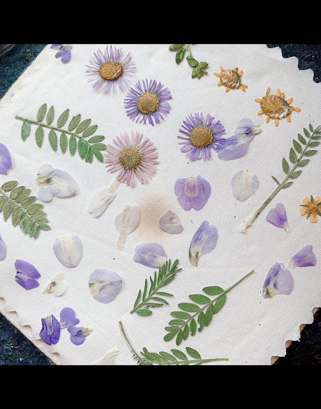 Unique Handcrafted Floral Necklace with Amazonite Crystals and Wildflowers