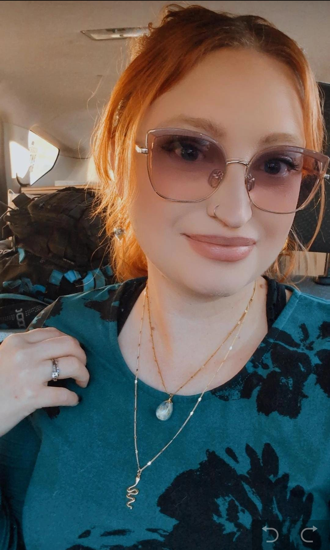 Unique Handcrafted Floral Necklace with Amazonite Crystals and Wildflowers