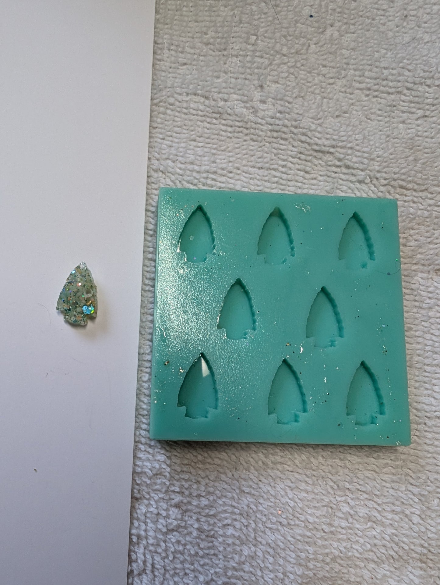 Arrowhead Resin Silicone Mold