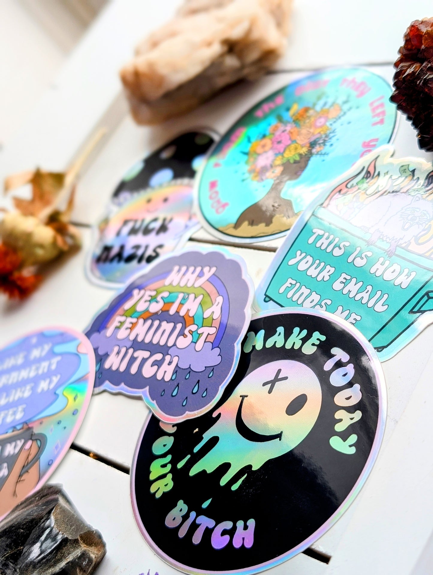 Activist Garden Slug Sticker