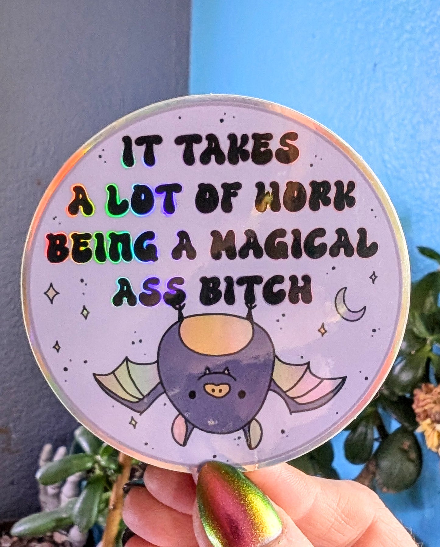 Magical Witch Vinyl Sticker