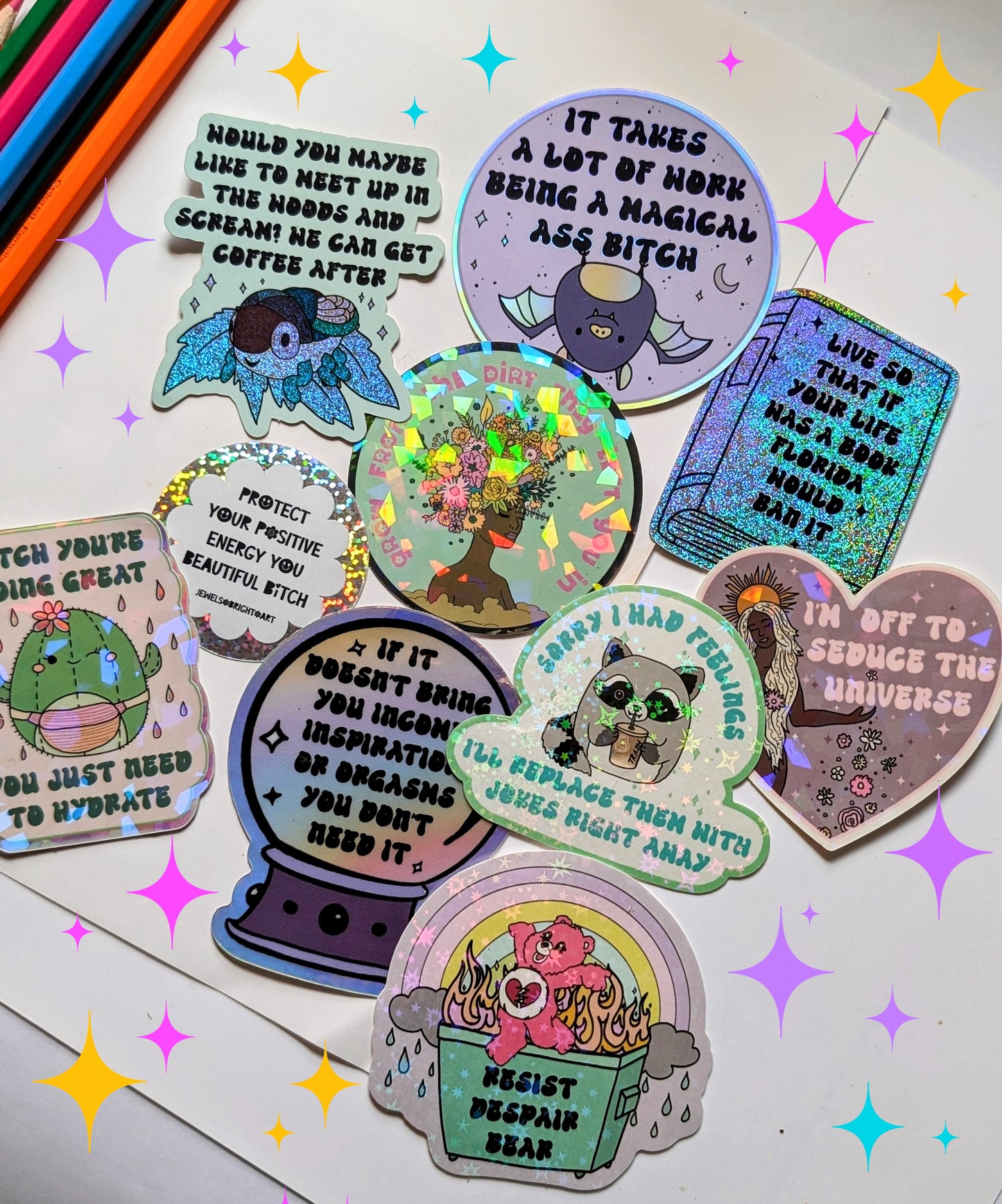 Creepy Crawly Lover Vinyl Mystery Sticker Pack