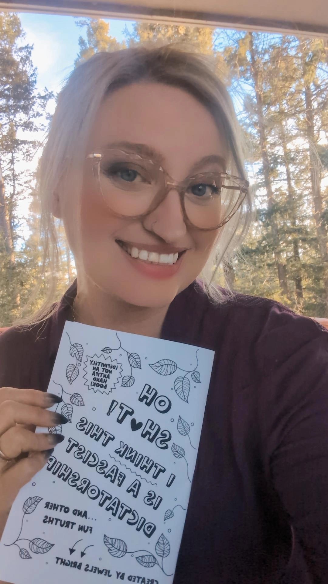 Anti-fascist Mini Coloring Book for RLS