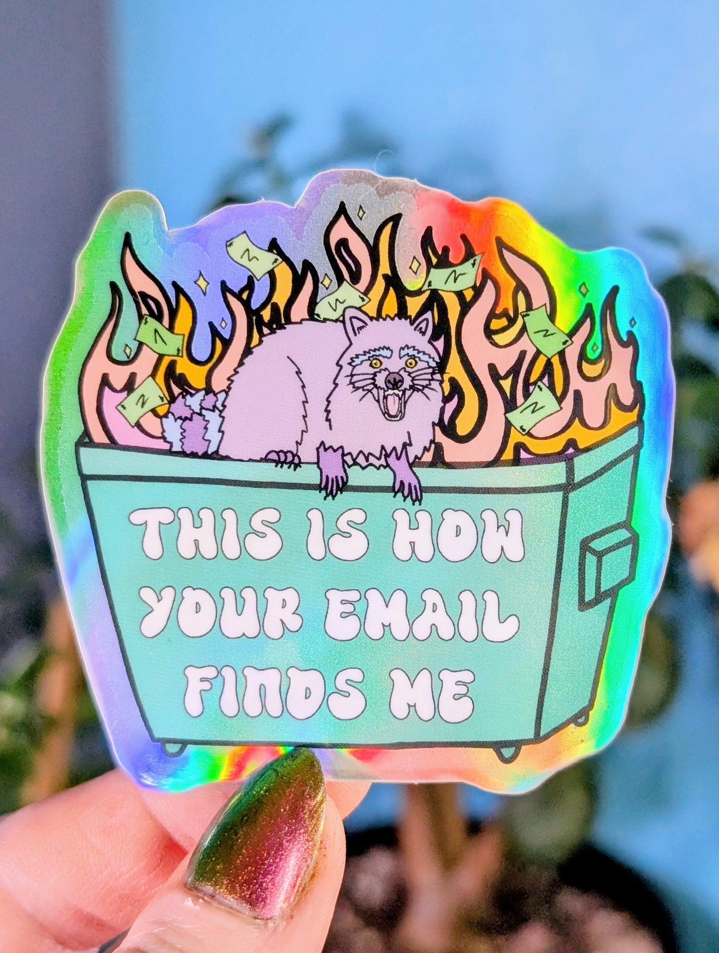 Feral Coworker Vinyl Sticker