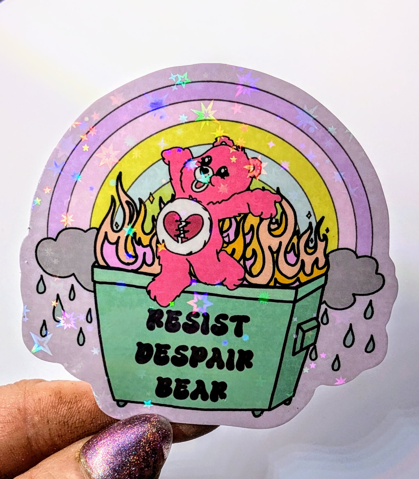 Anti-fascist Feminist Vinyl Sticker