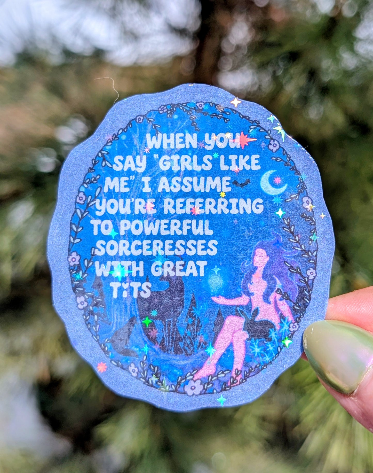 Witchy Inspirational Feminist Vinyl Sticker