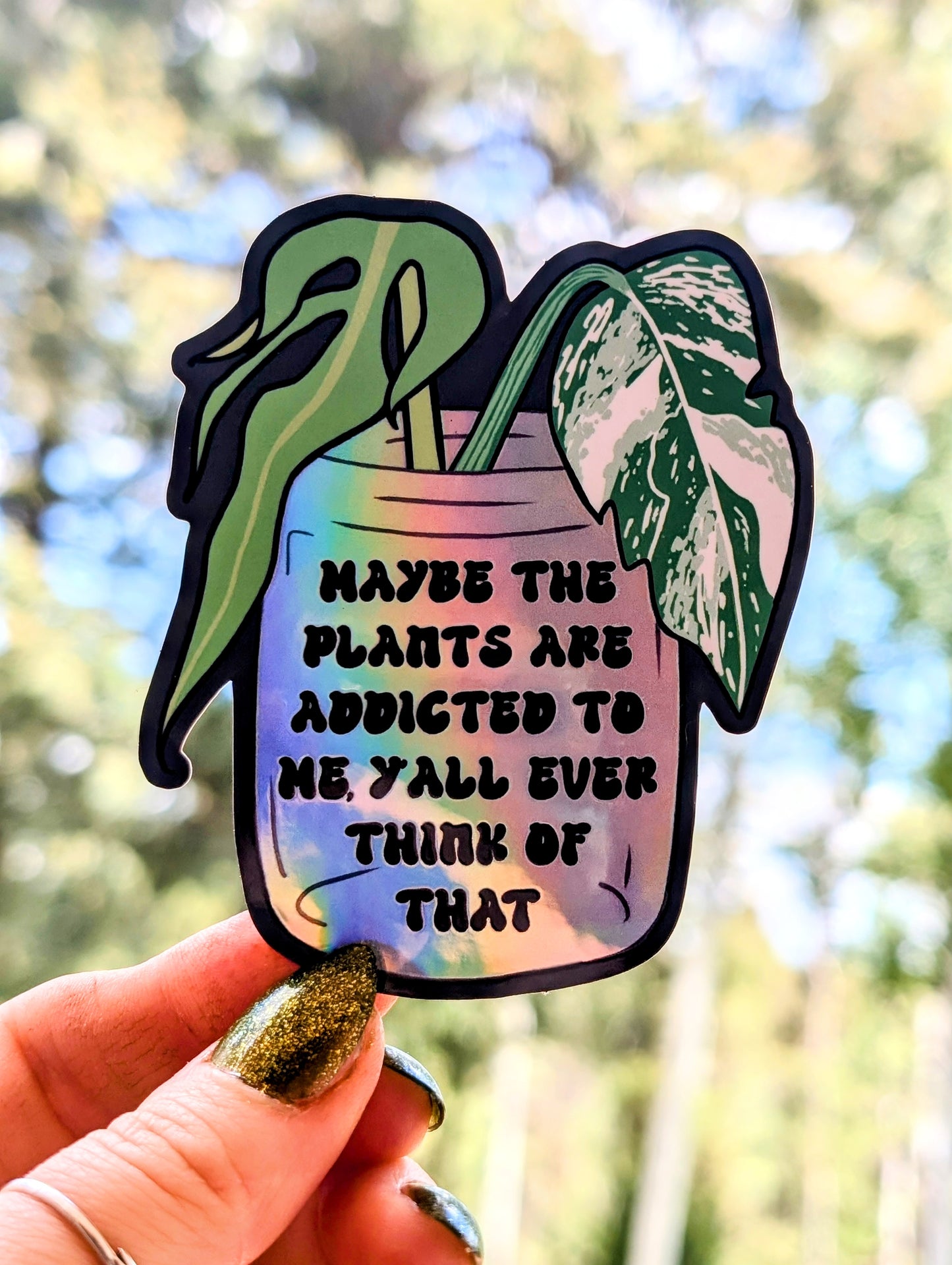 Plant Mom Vinyl Sticker