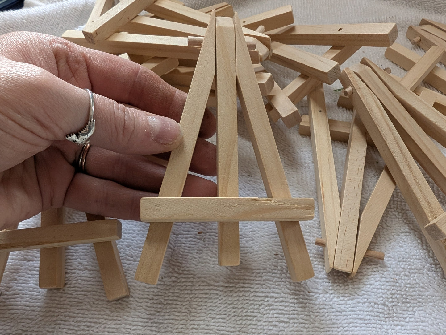 Wood Mini Easels