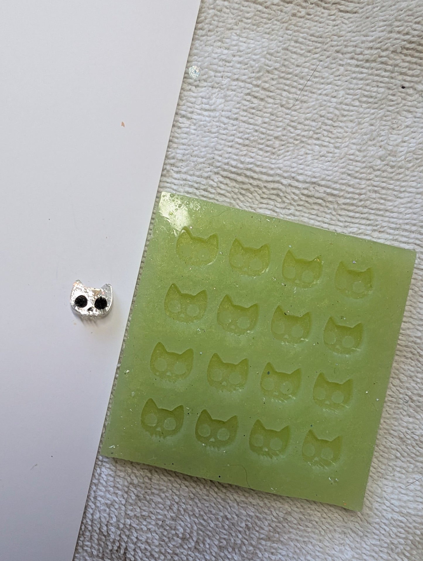 Cat Skull Resin Silicone Mold