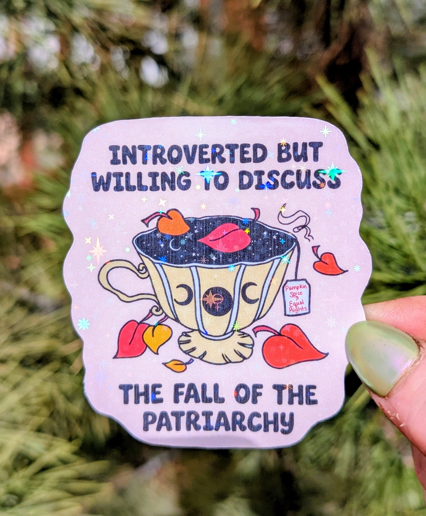 Fall of the Patriarchy Inspirational Feminist Vinyl Sticker