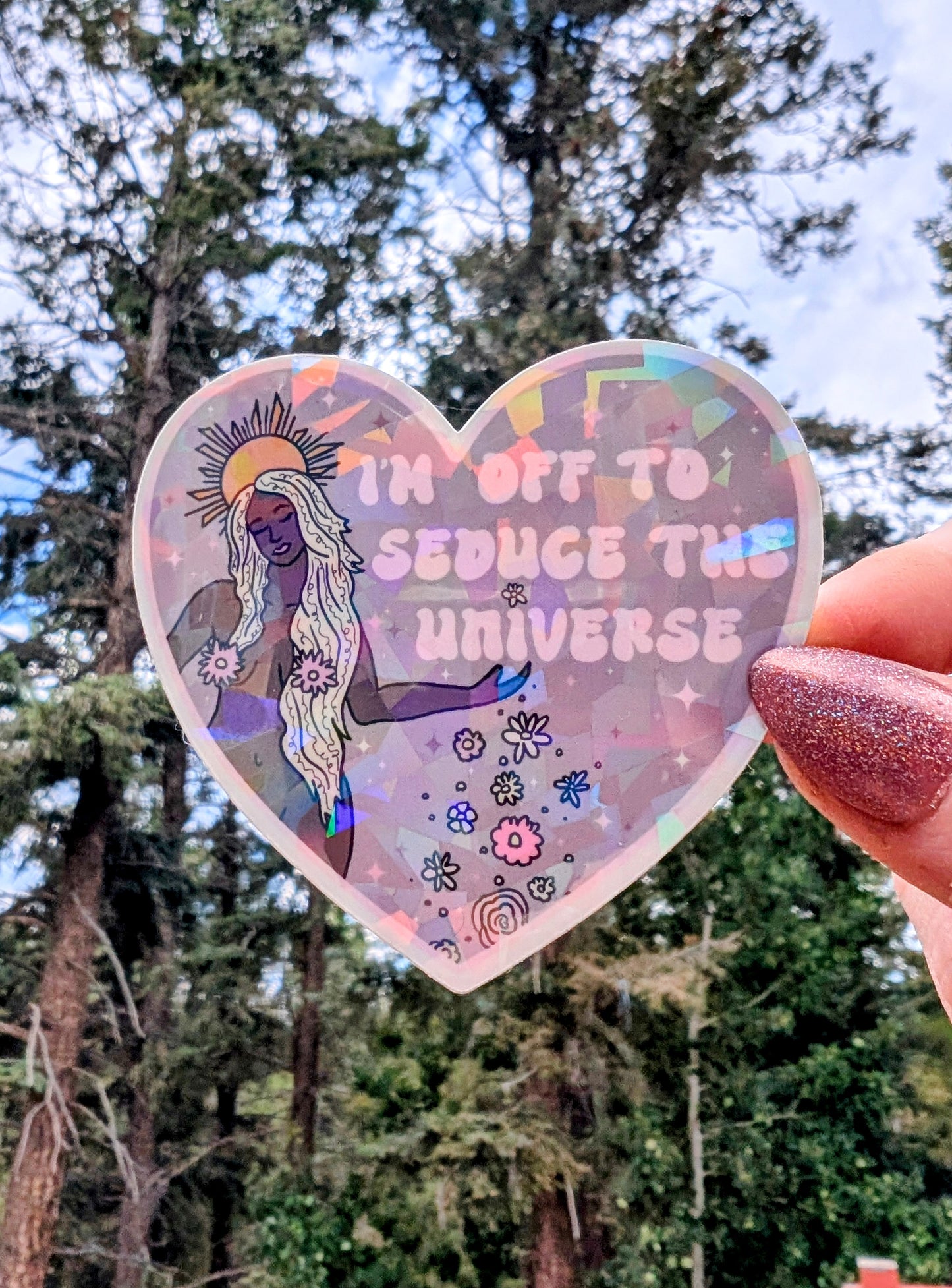 Feminist Goddess Vinyl Sticker