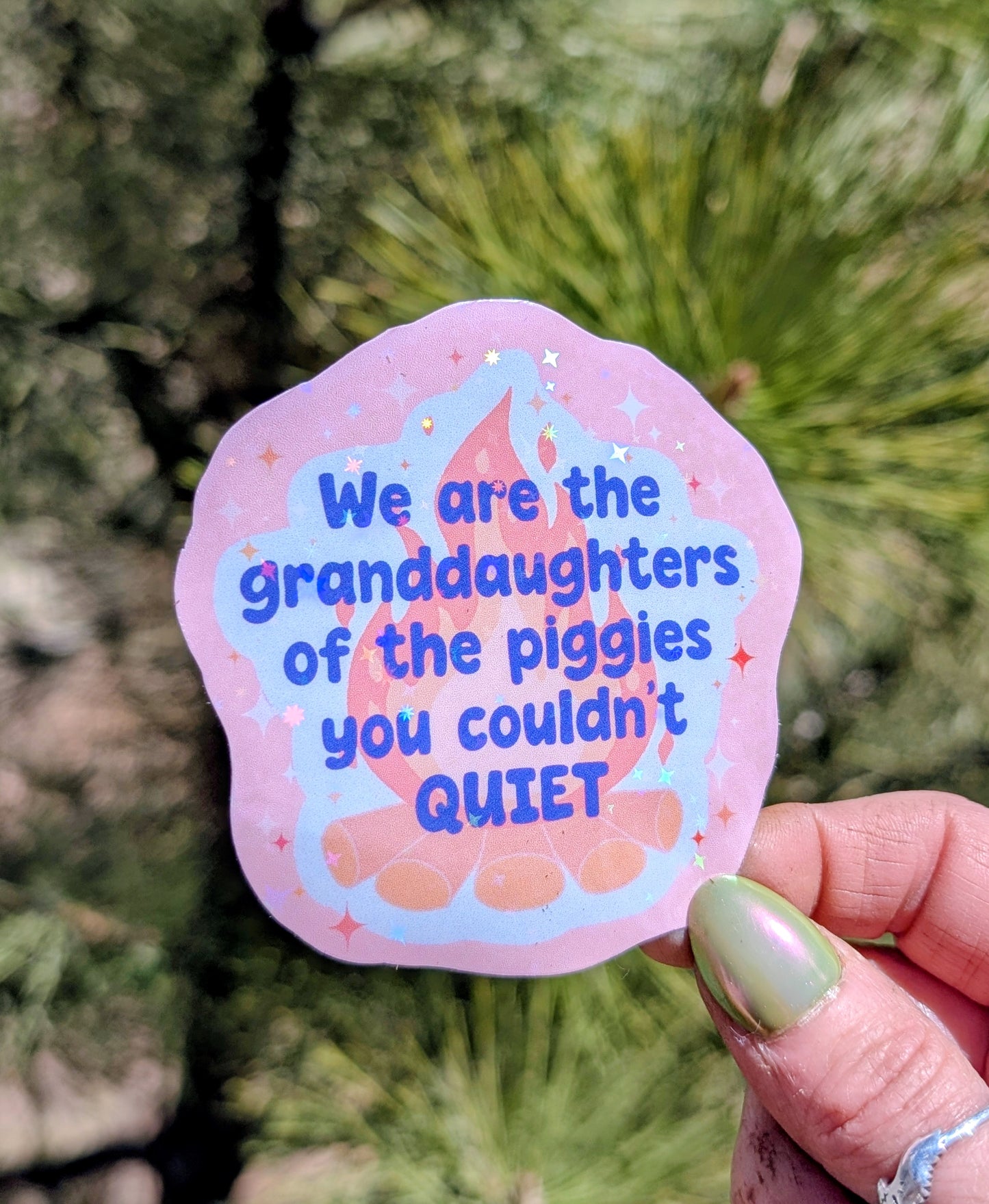 Anti Fascist Inspirational Feminist Vinyl Sticker