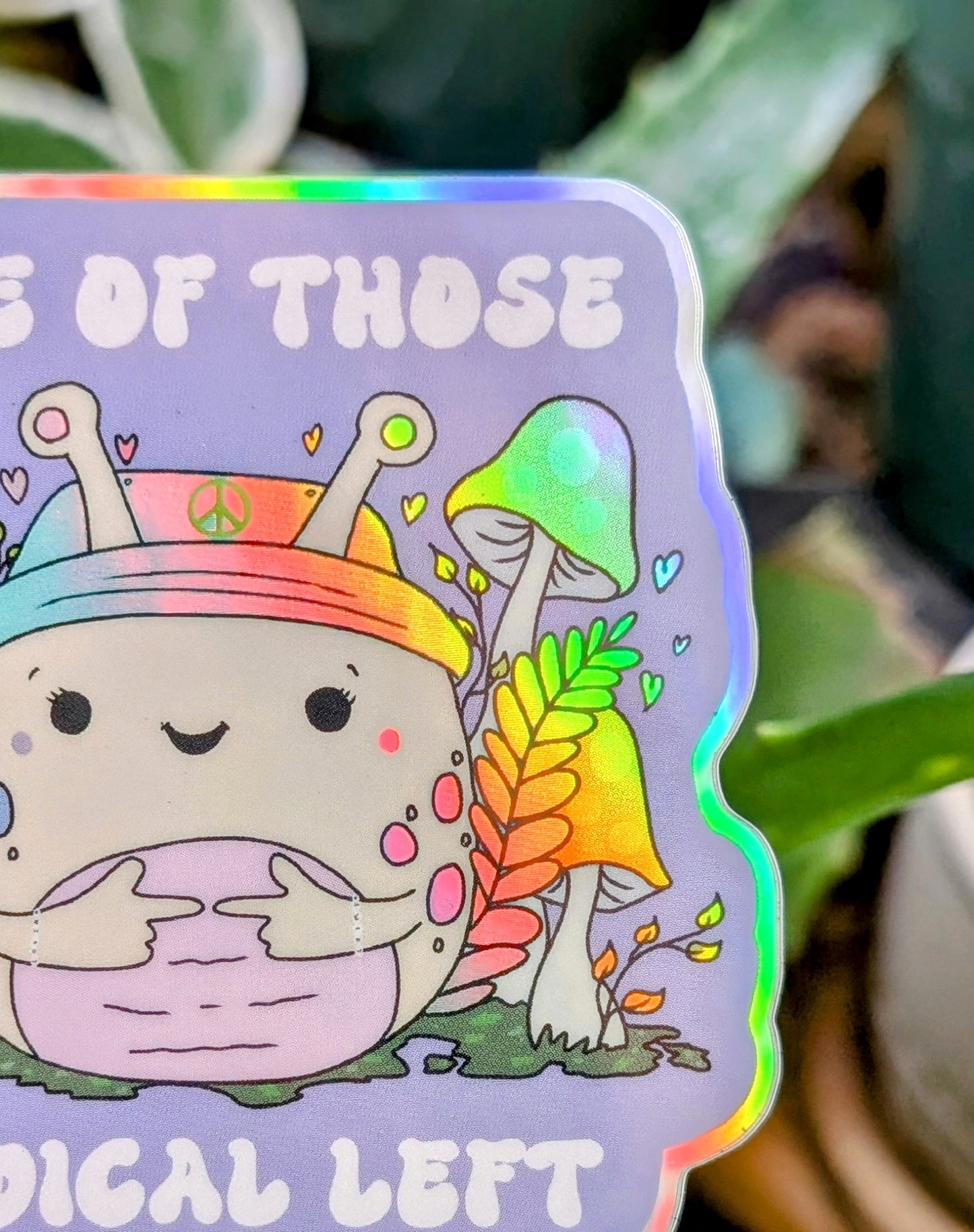 Activist Garden Slug Sticker