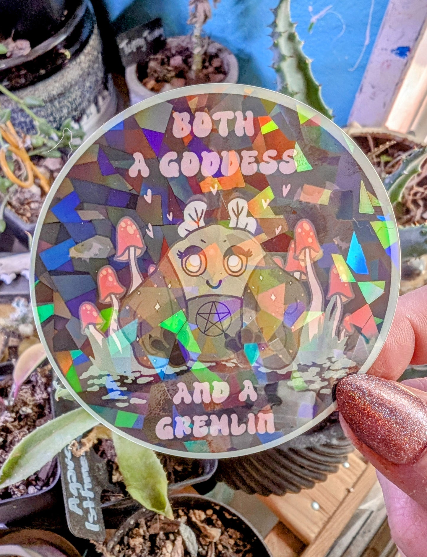 Feminist Swamp Witch Vinyl Sticker