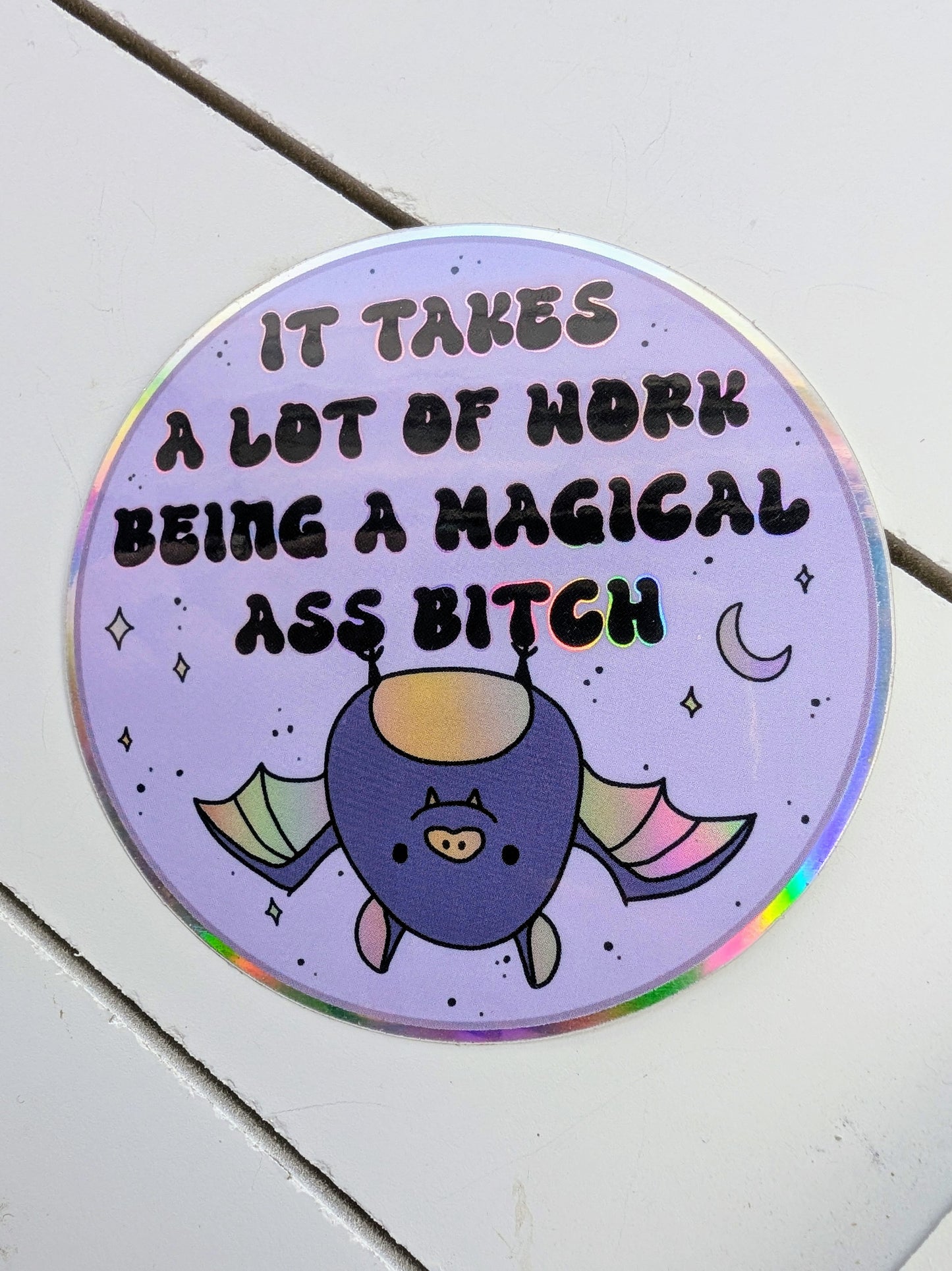 Magical Witch Vinyl Sticker