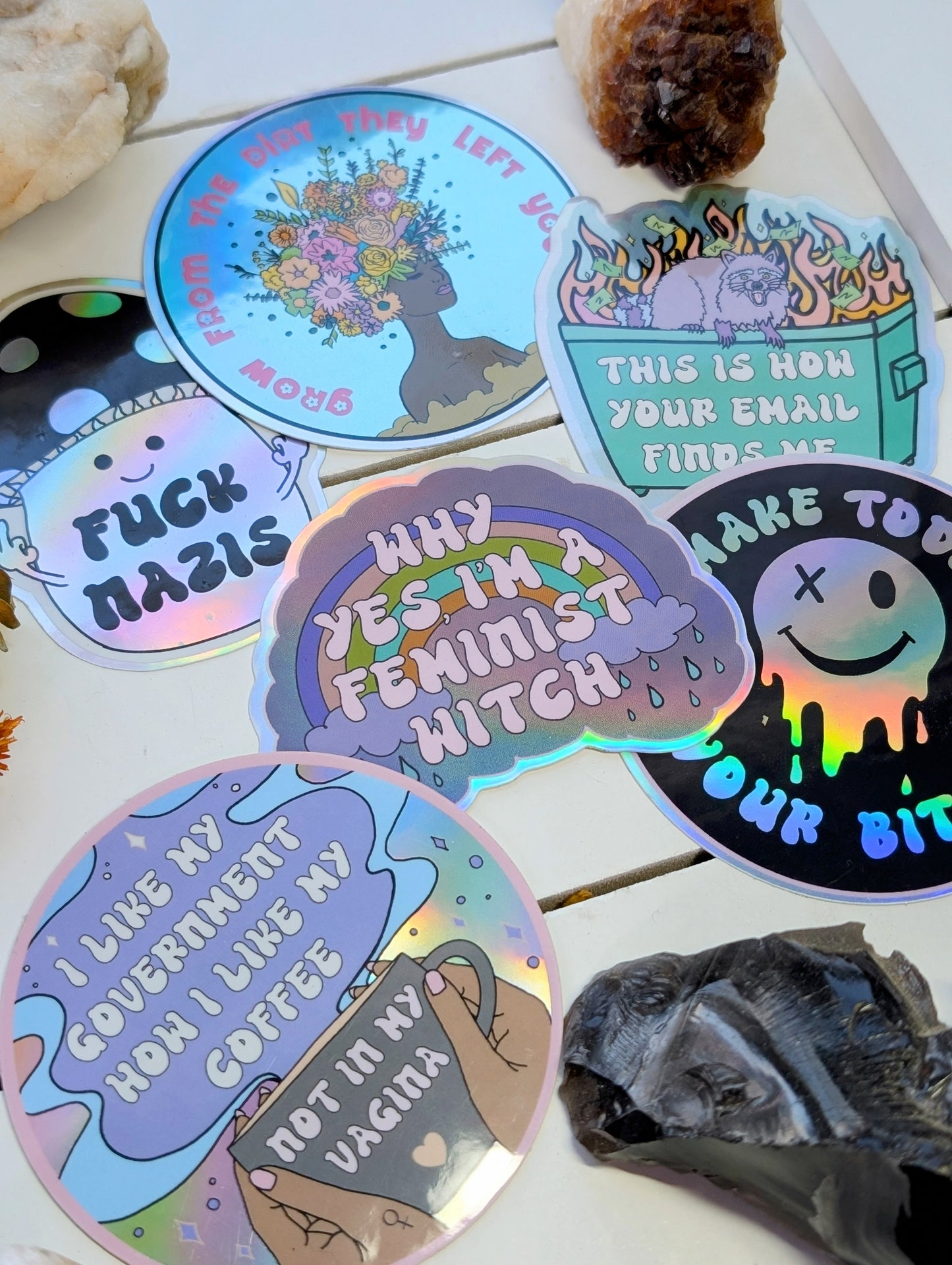 Activist Garden Slug Sticker