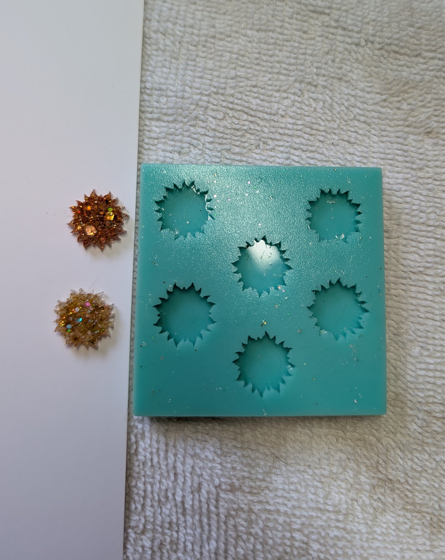 Sunburst Resin Silicone Mold