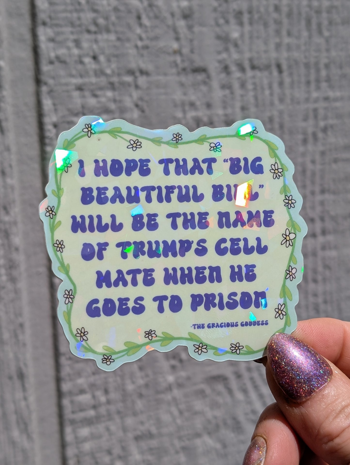 8647 Feminist Vinyl Sticker