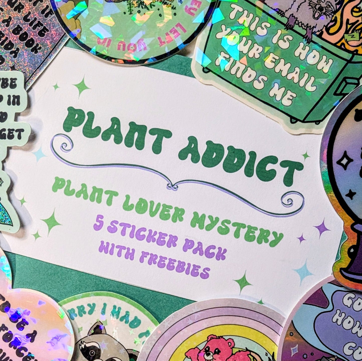 Plant Addict Vinyl Mystery Sticker Pack