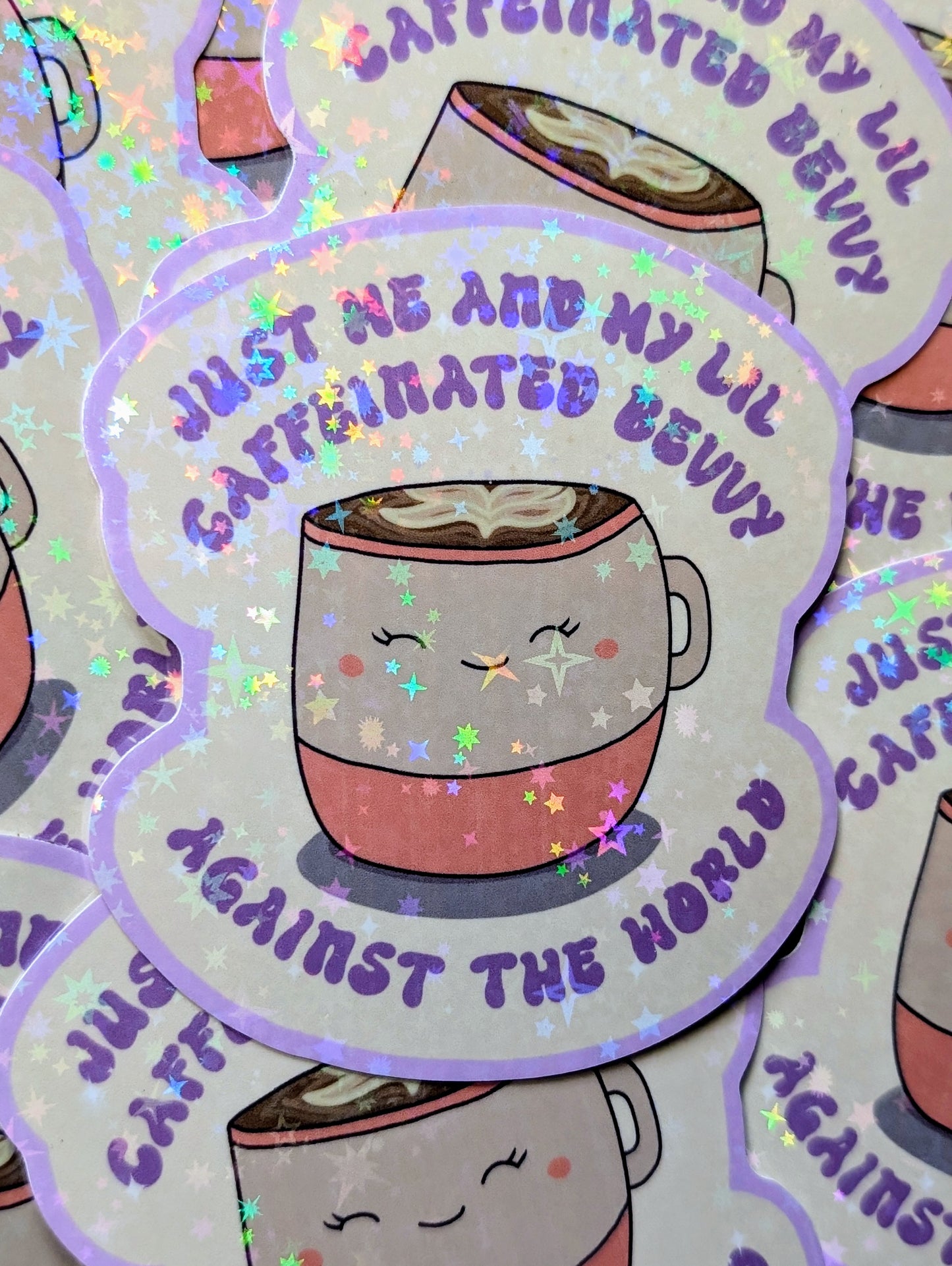 Coffee Lover Feminist Vinyl Sticker