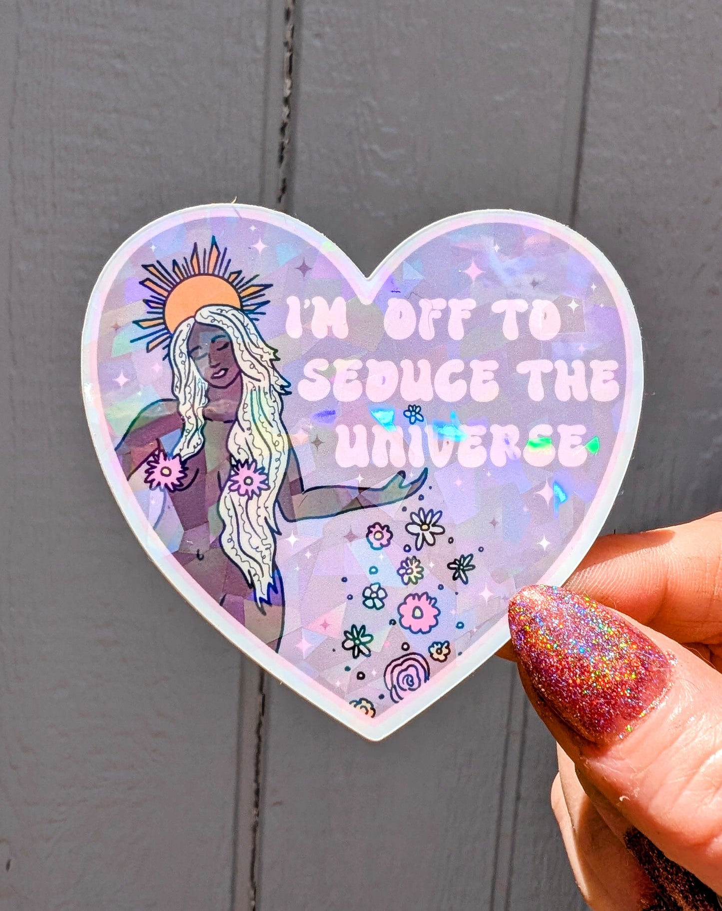 Feminist Goddess Vinyl Sticker