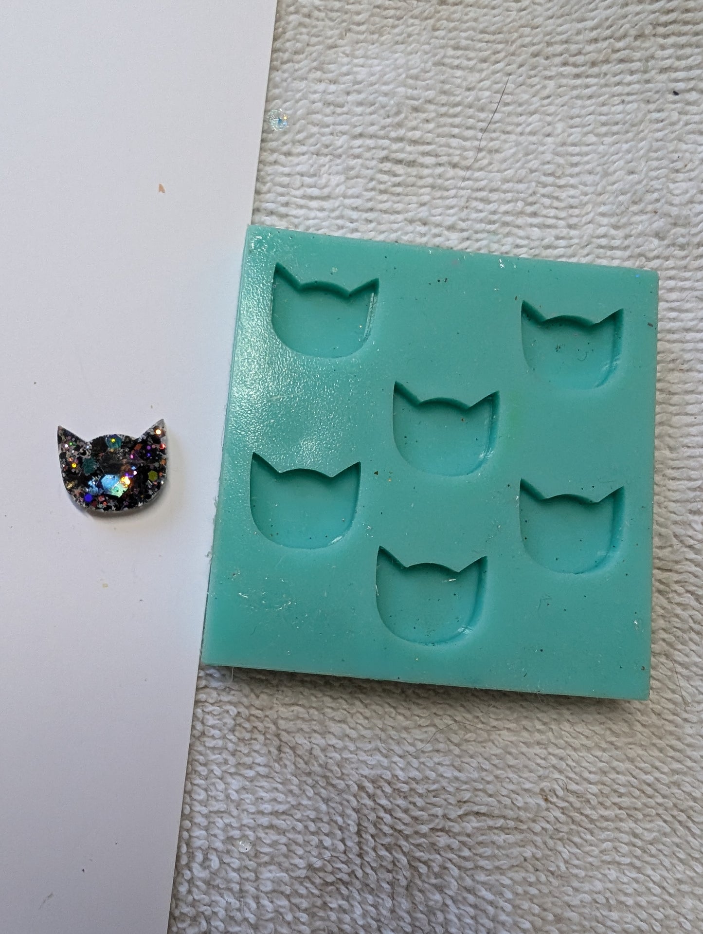 Cat Resin Silicone Mold