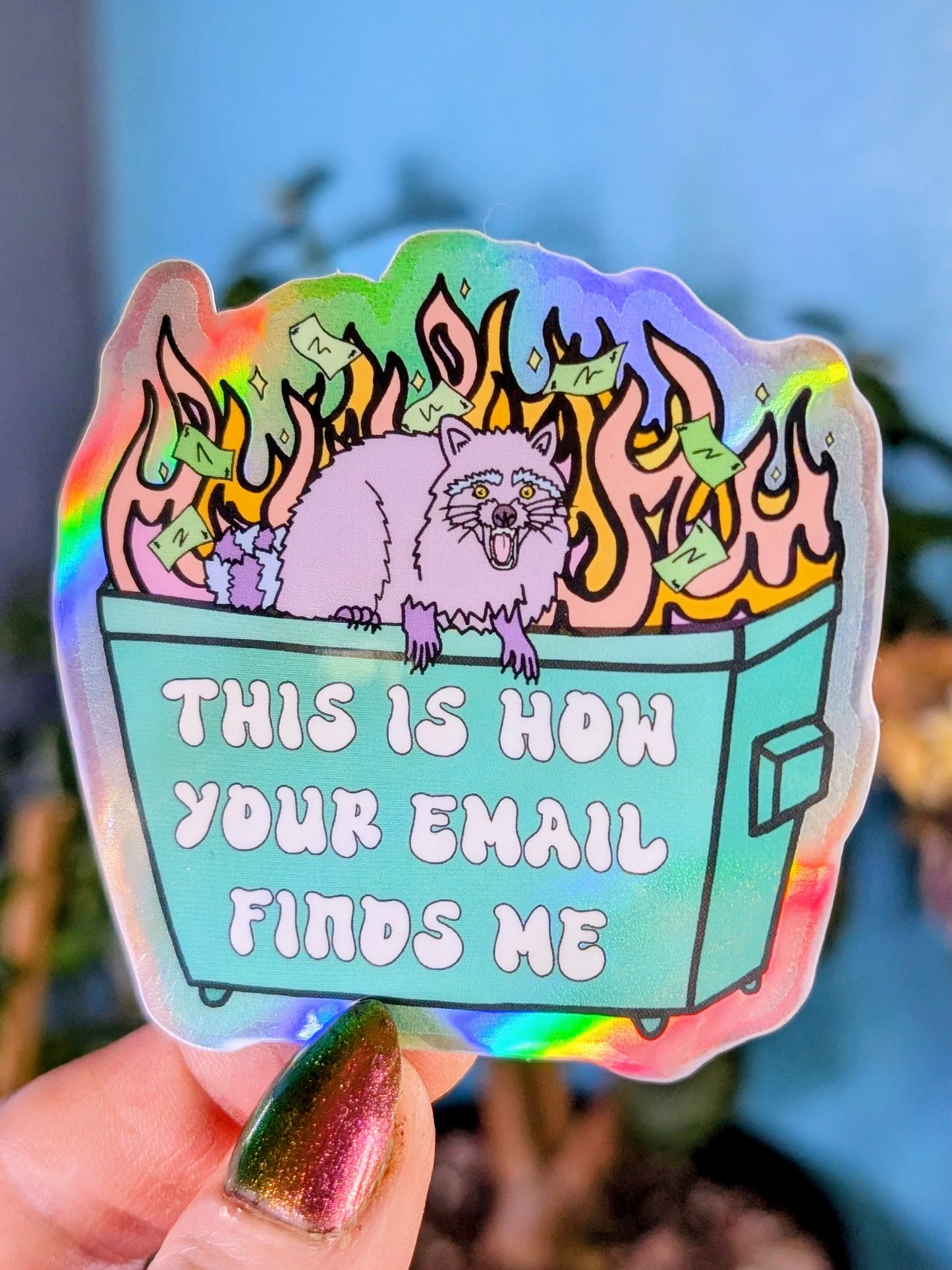 Feral Coworker Vinyl Sticker