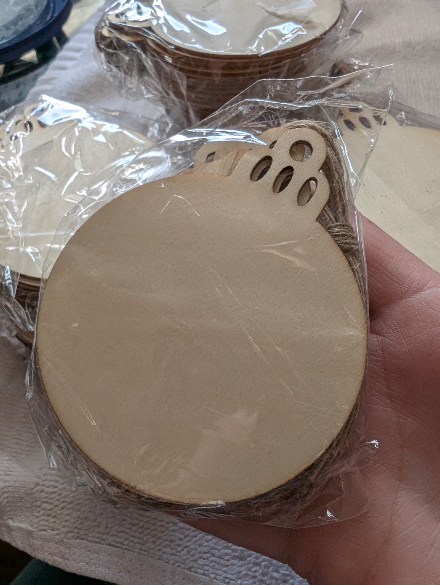 100 Wood Ornament Blanks