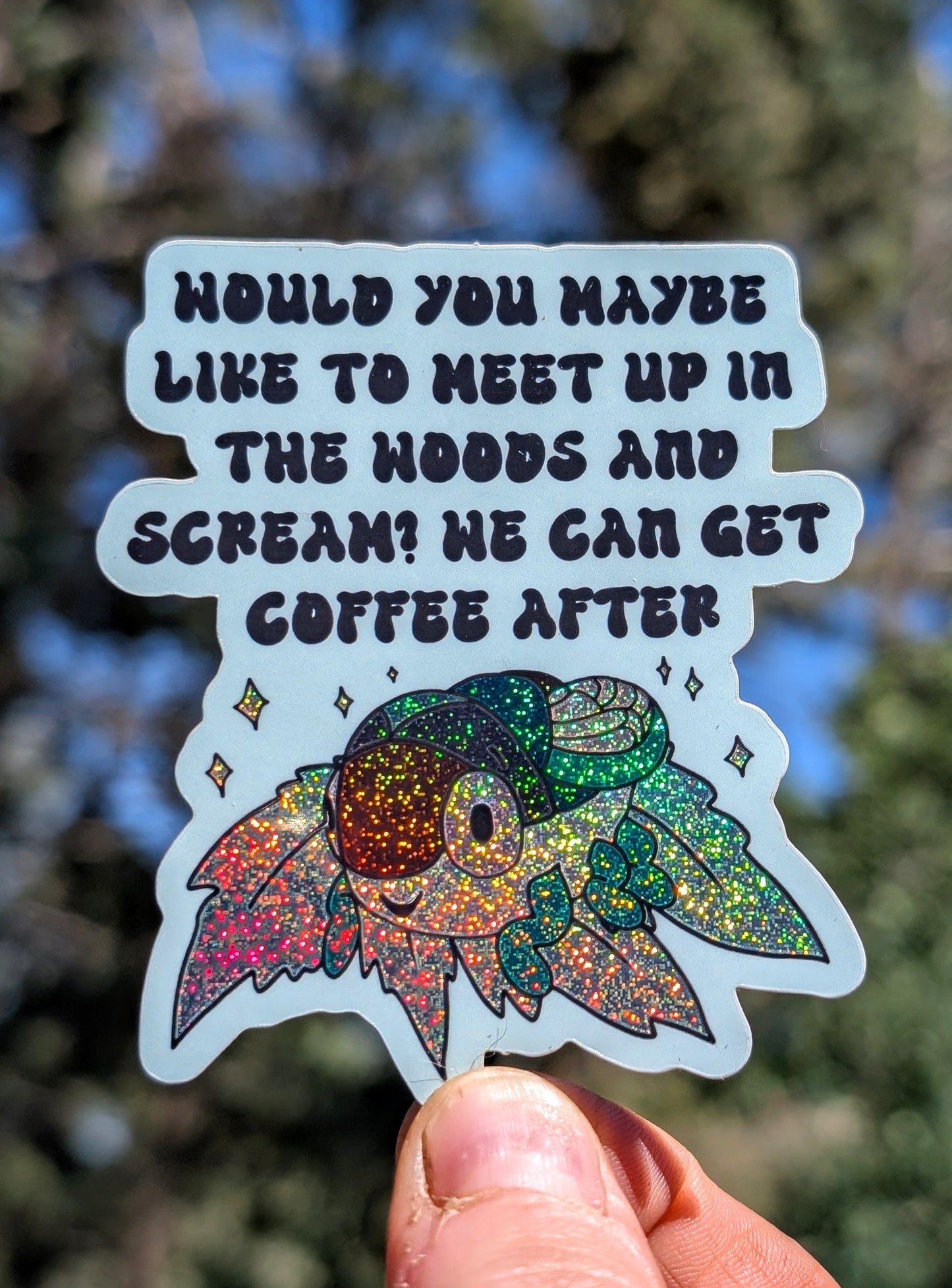 Feminist Coffee Witch Vinyl Sticker