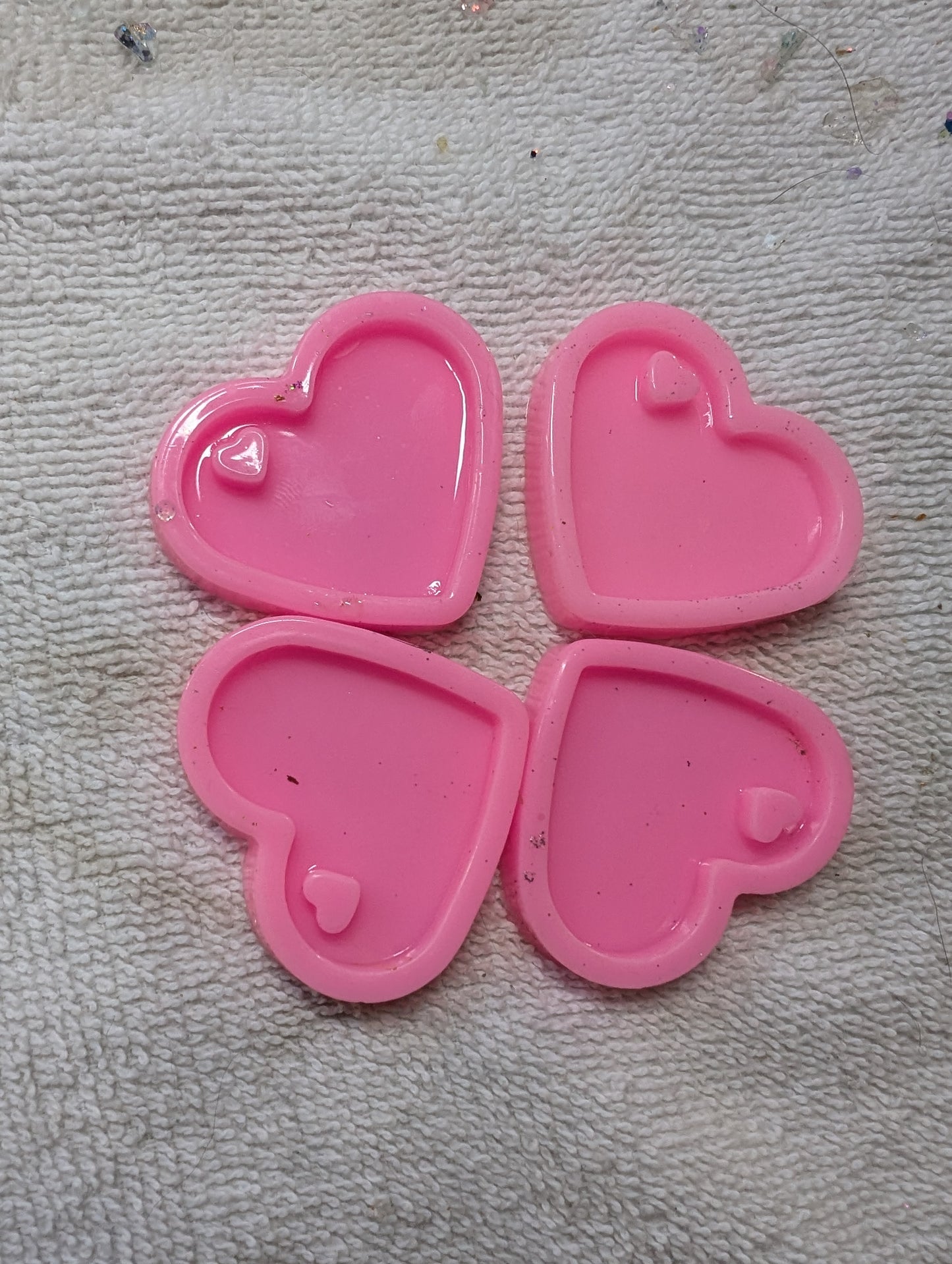 Heart Keychain Resin Silicone Mold