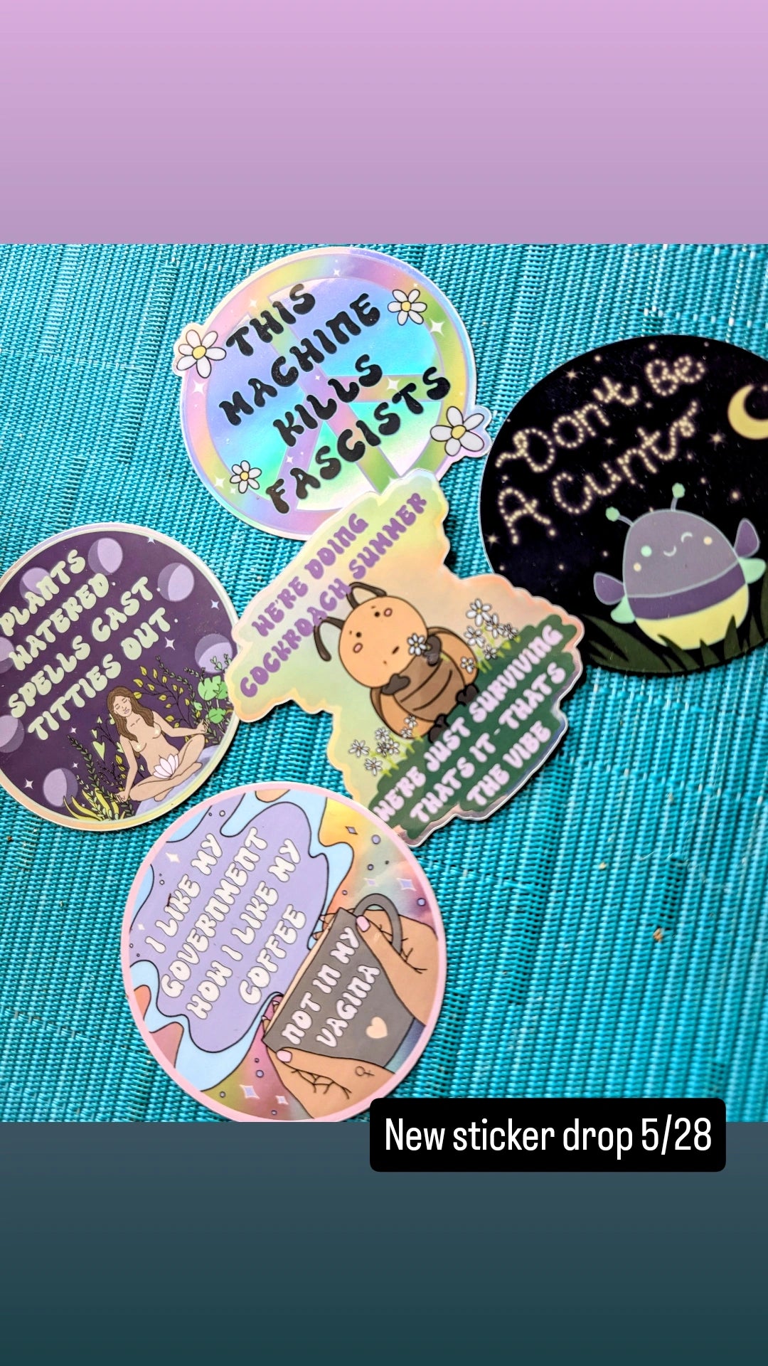 Creepy Crawly Lover Vinyl Mystery Sticker Pack