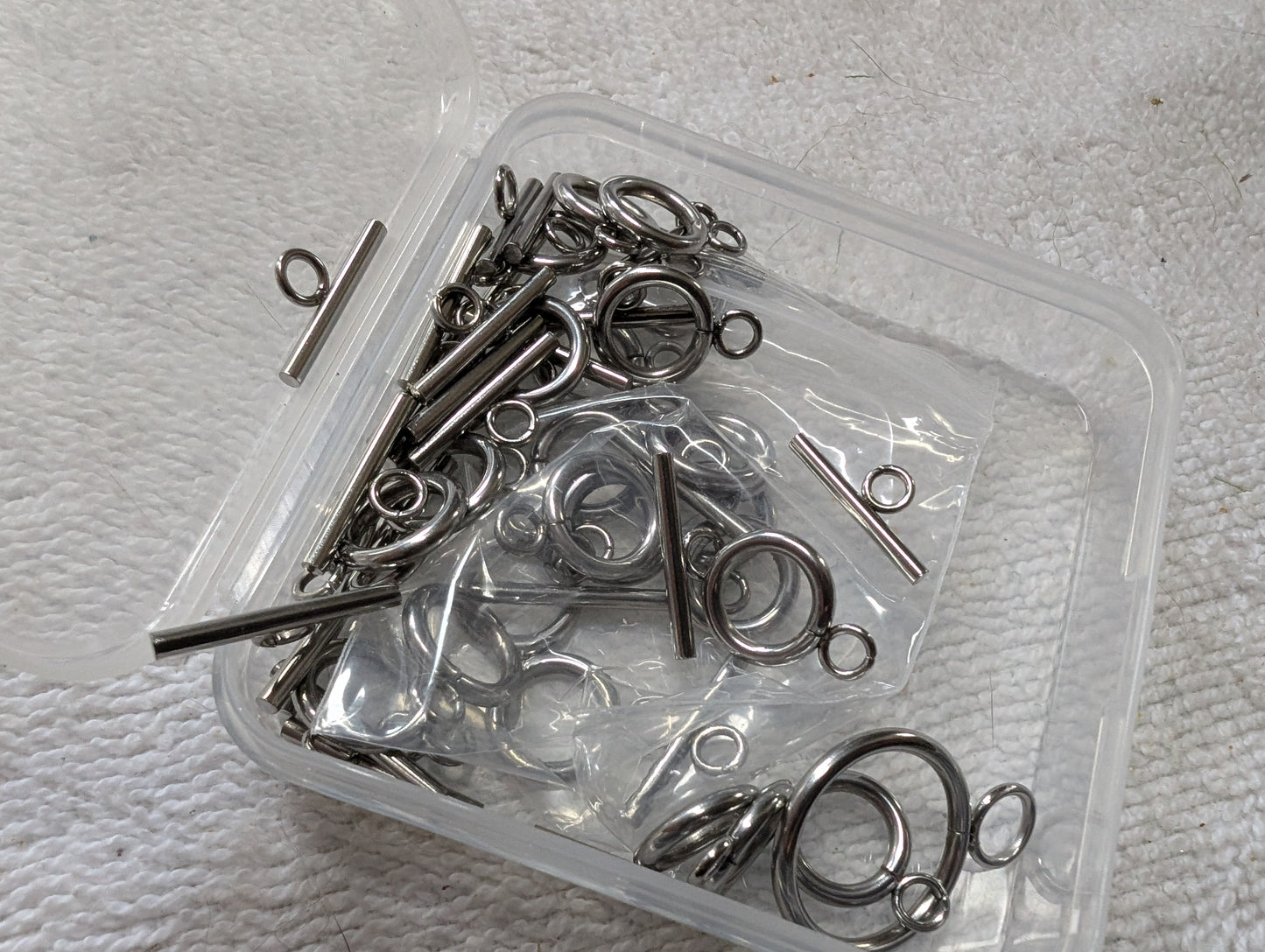 Assorted Stainless Steel Toggle Clasps
