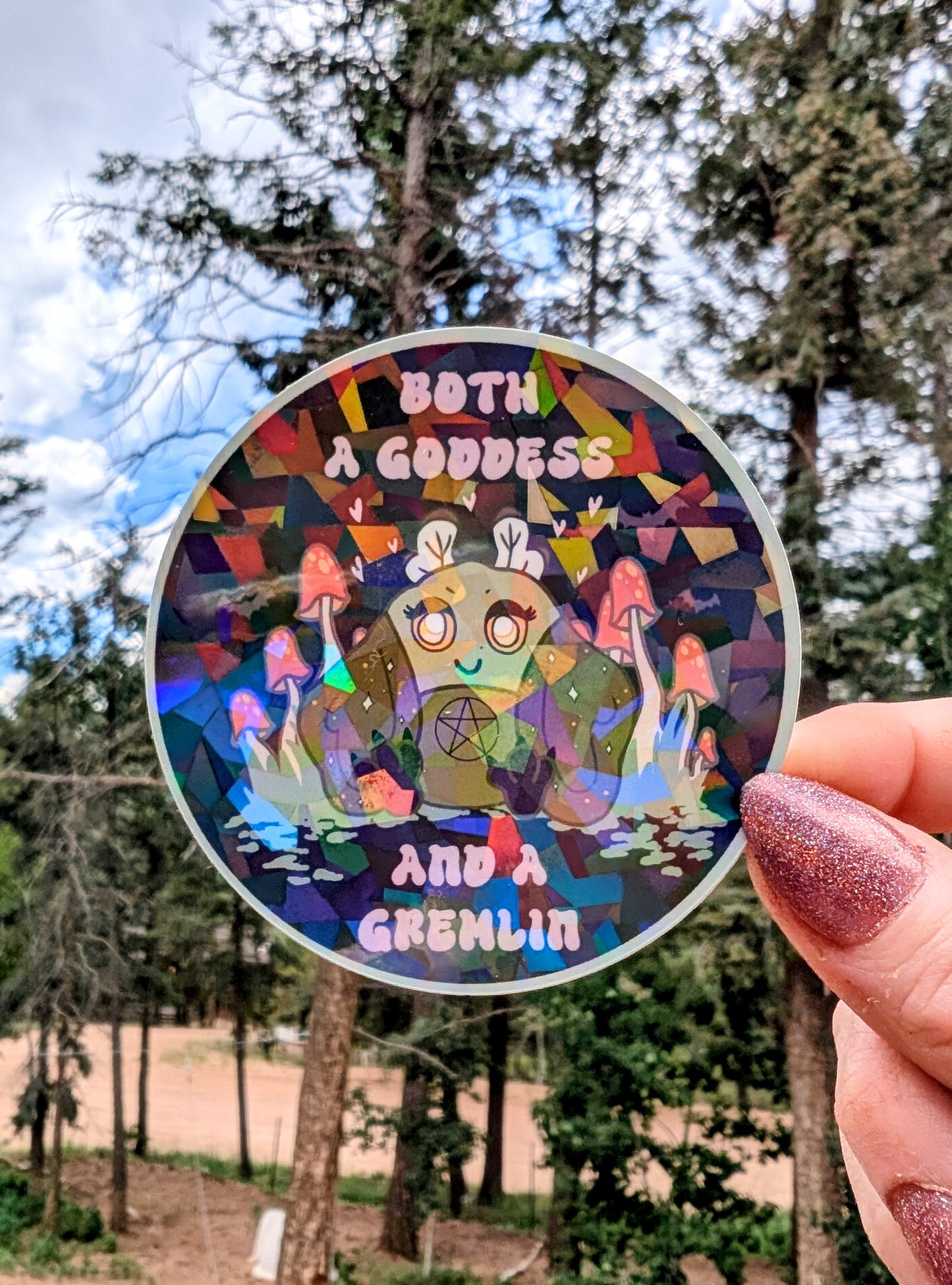Feminist Swamp Witch Vinyl Sticker