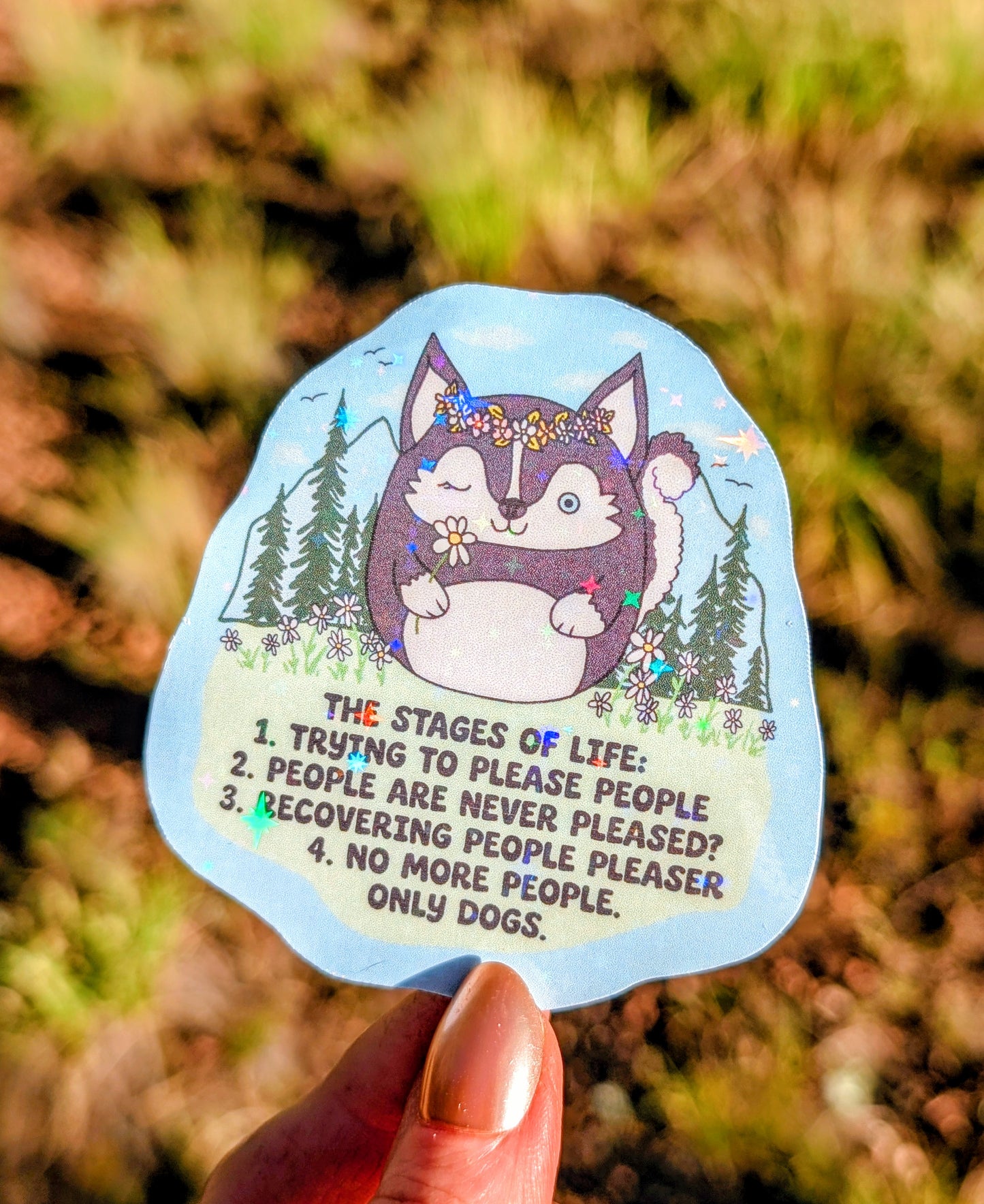 Introvert Dog mom Inspirational Feminist Vinyl Sticker