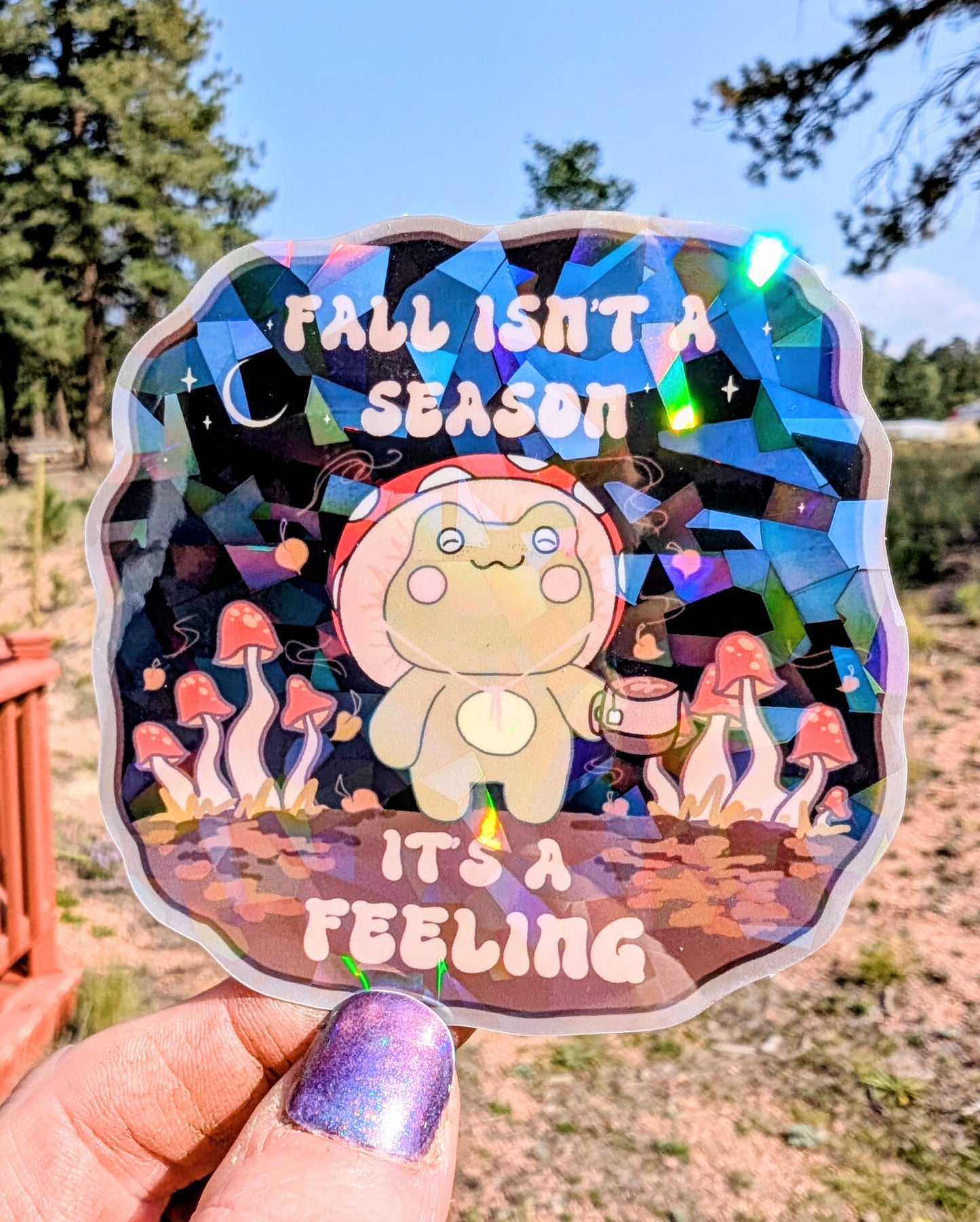 Fall Lover Inspirational Feminist Vinyl Sticker