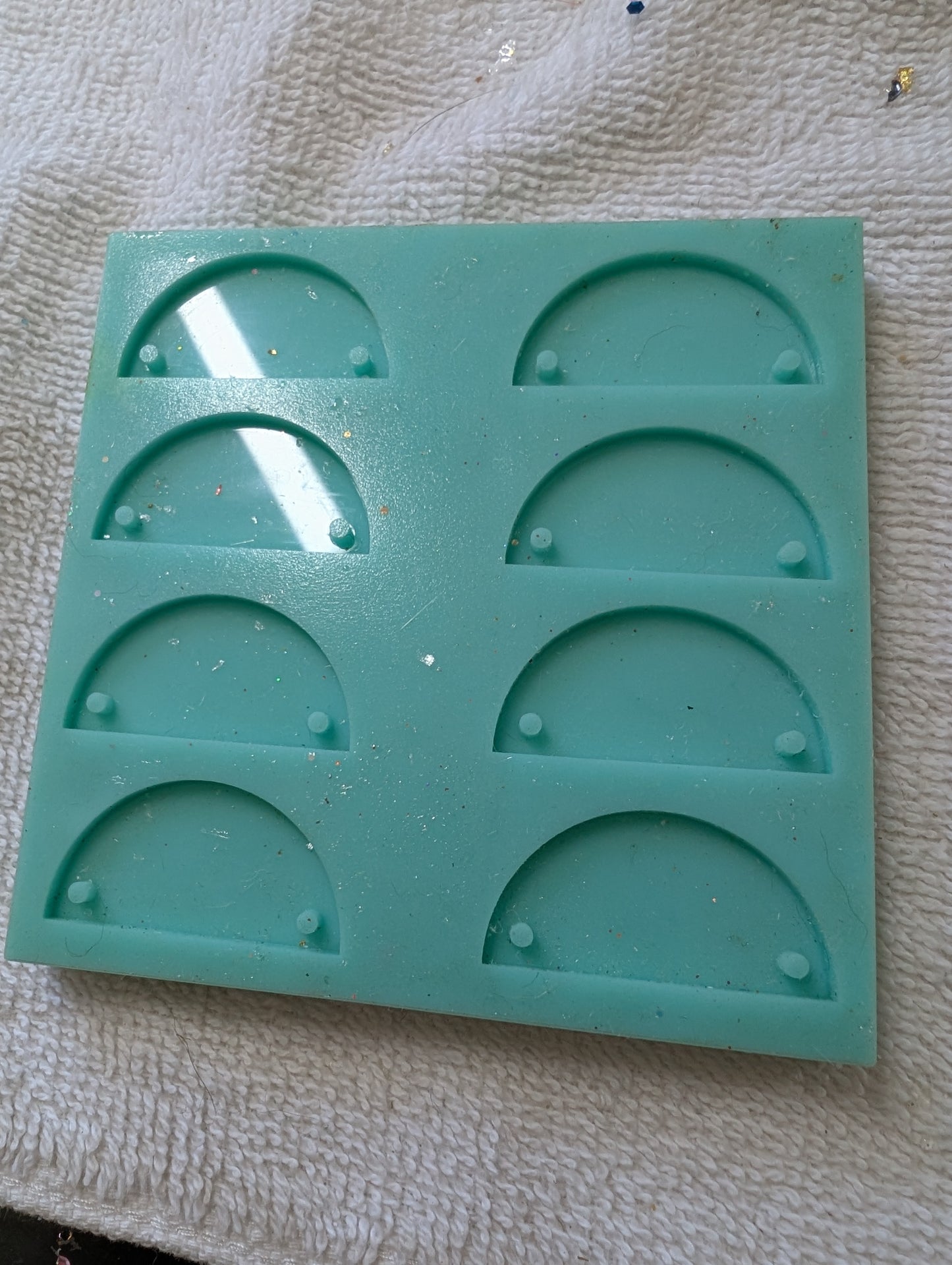 Large Half Circle Resin Silicone Mold