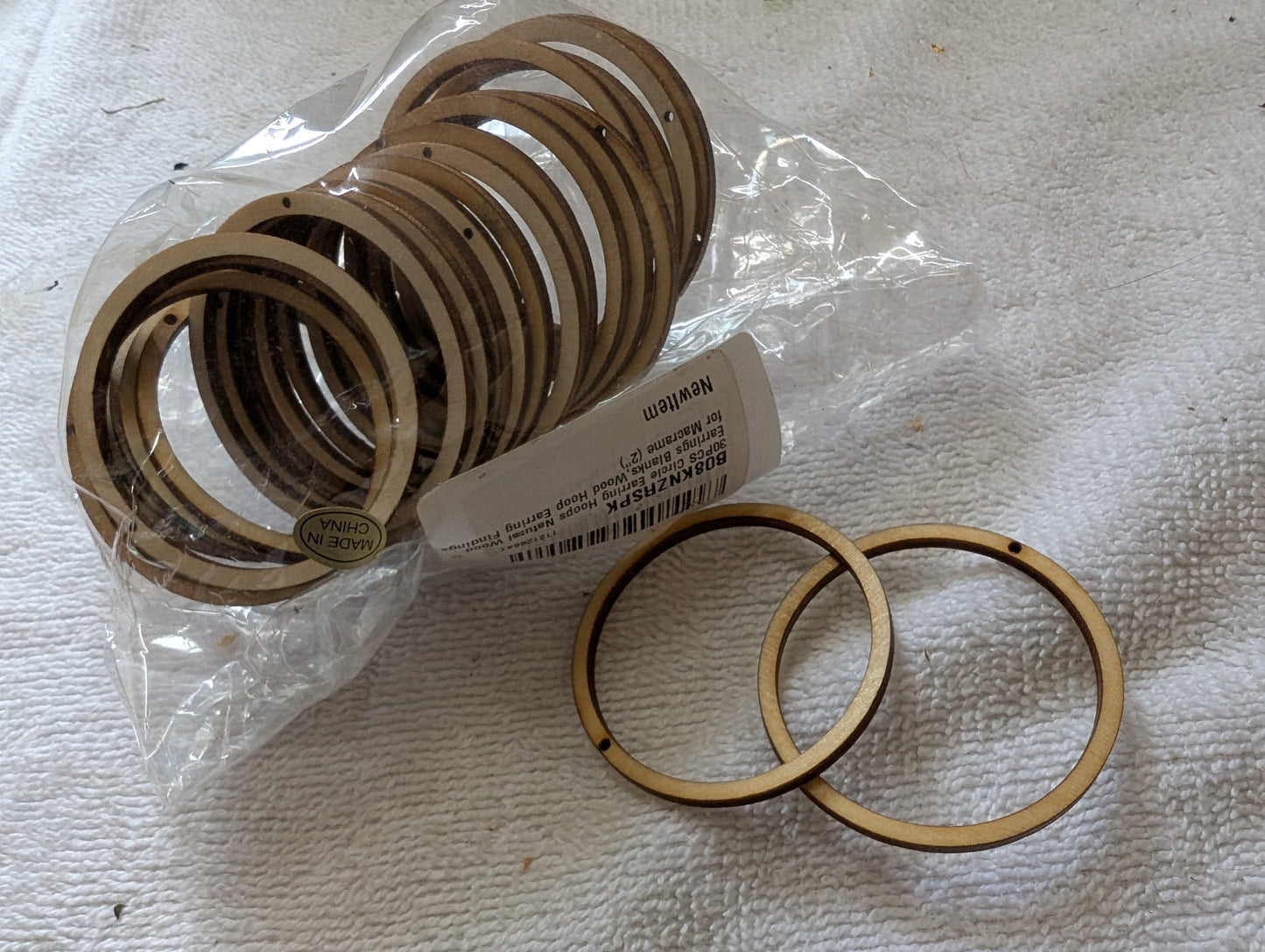 Set of Large Wood Circles