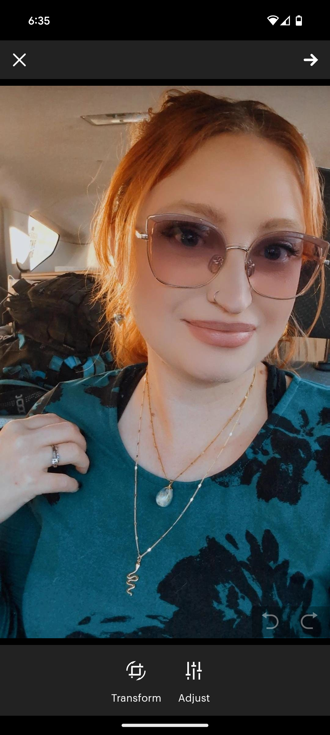 Unique Handcrafted Floral Necklace with Turquoise Crystals and Wildflowers