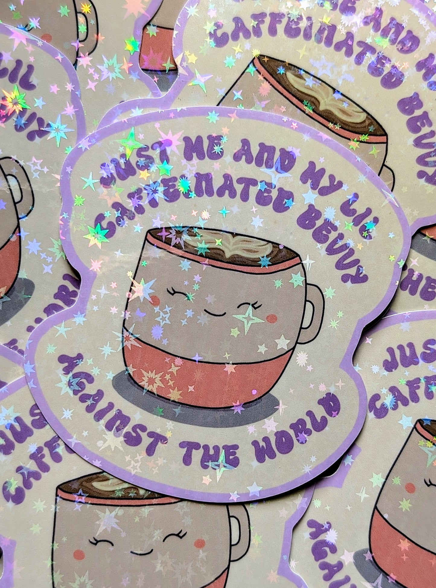 Coffee Lover Feminist Vinyl Sticker