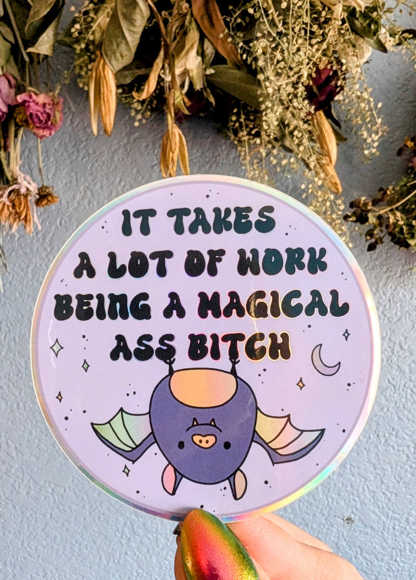 Magical Witch Vinyl Sticker