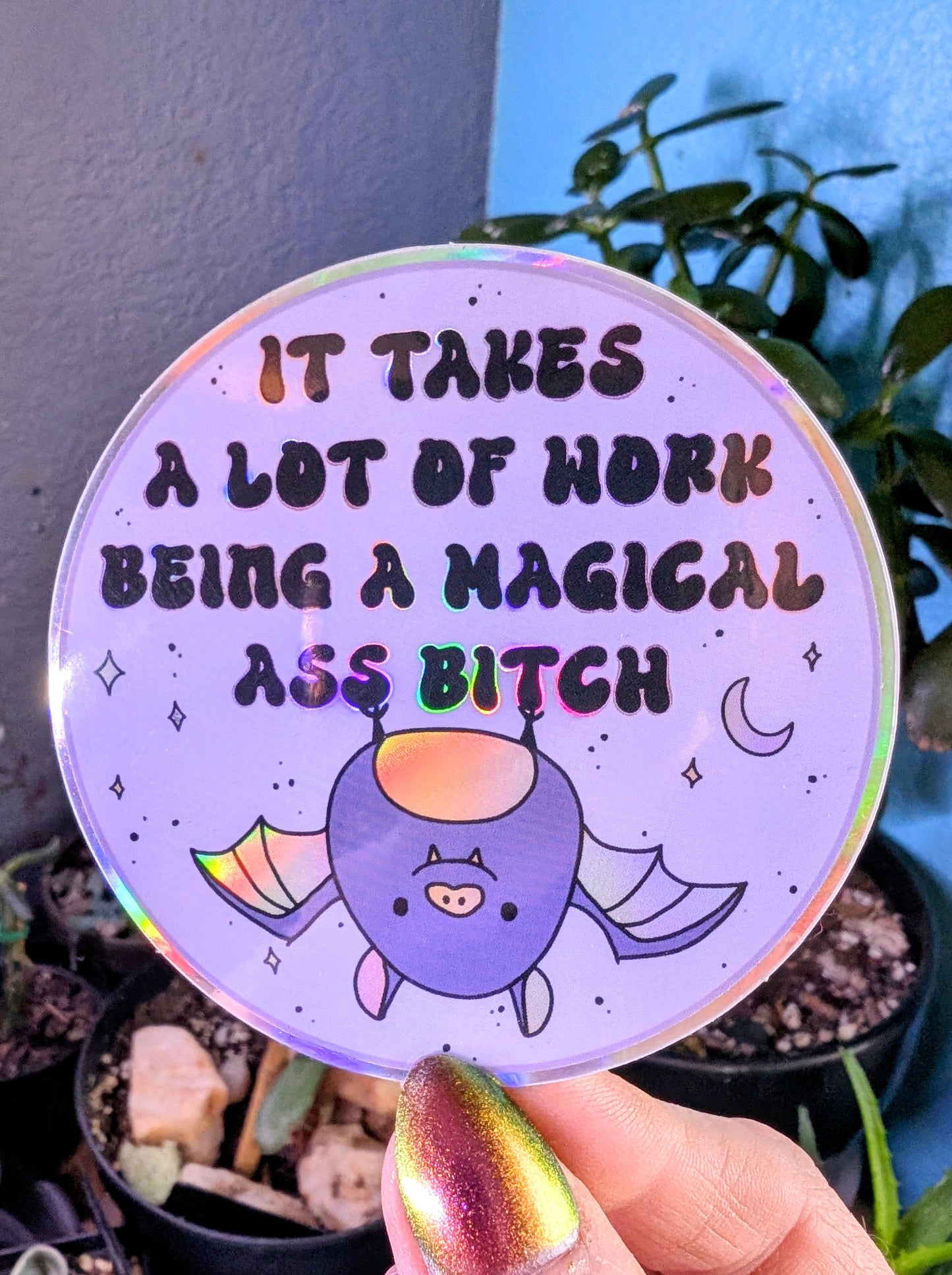 Magical Witch Vinyl Sticker