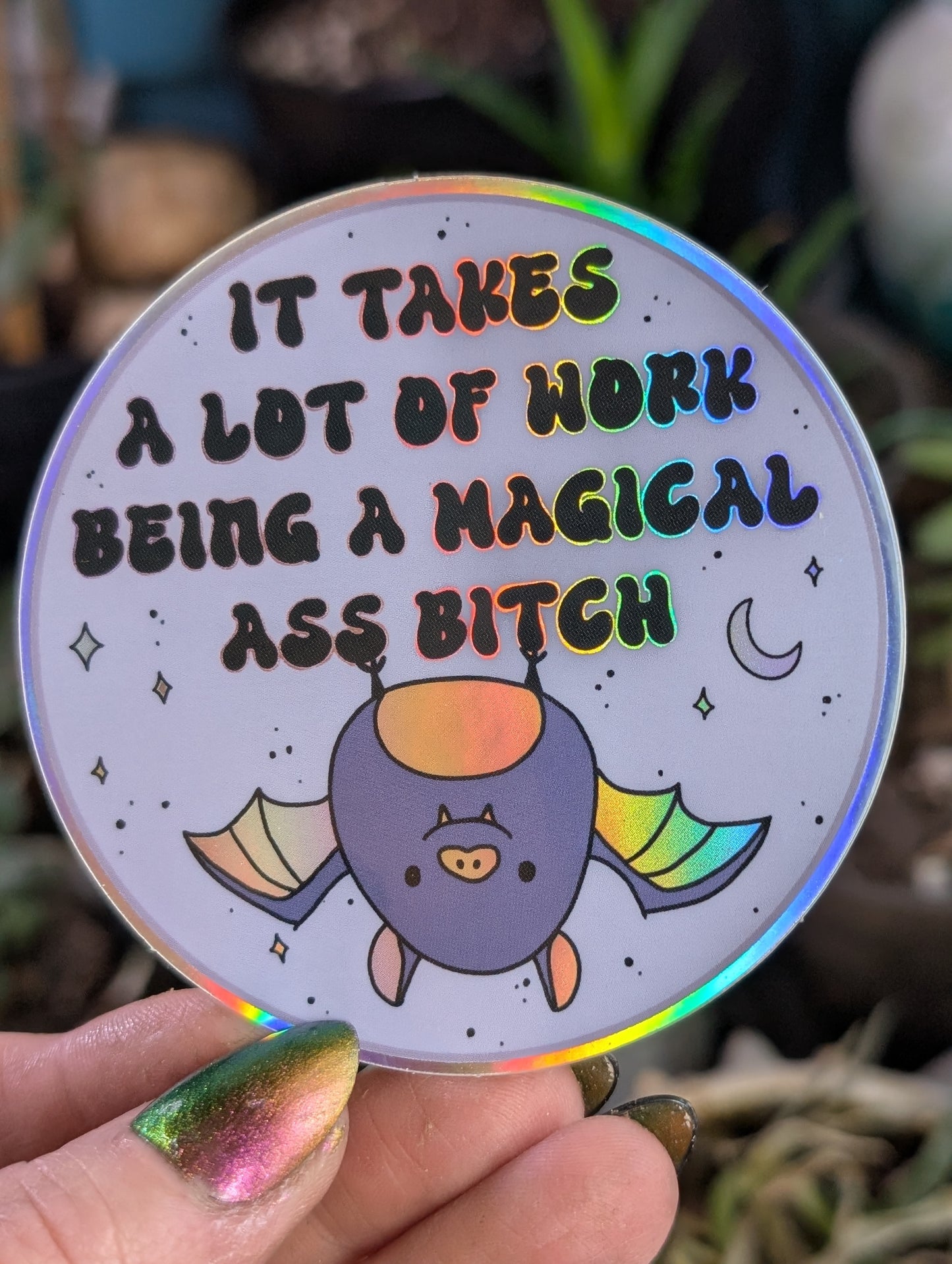 Magical Witch Vinyl Sticker