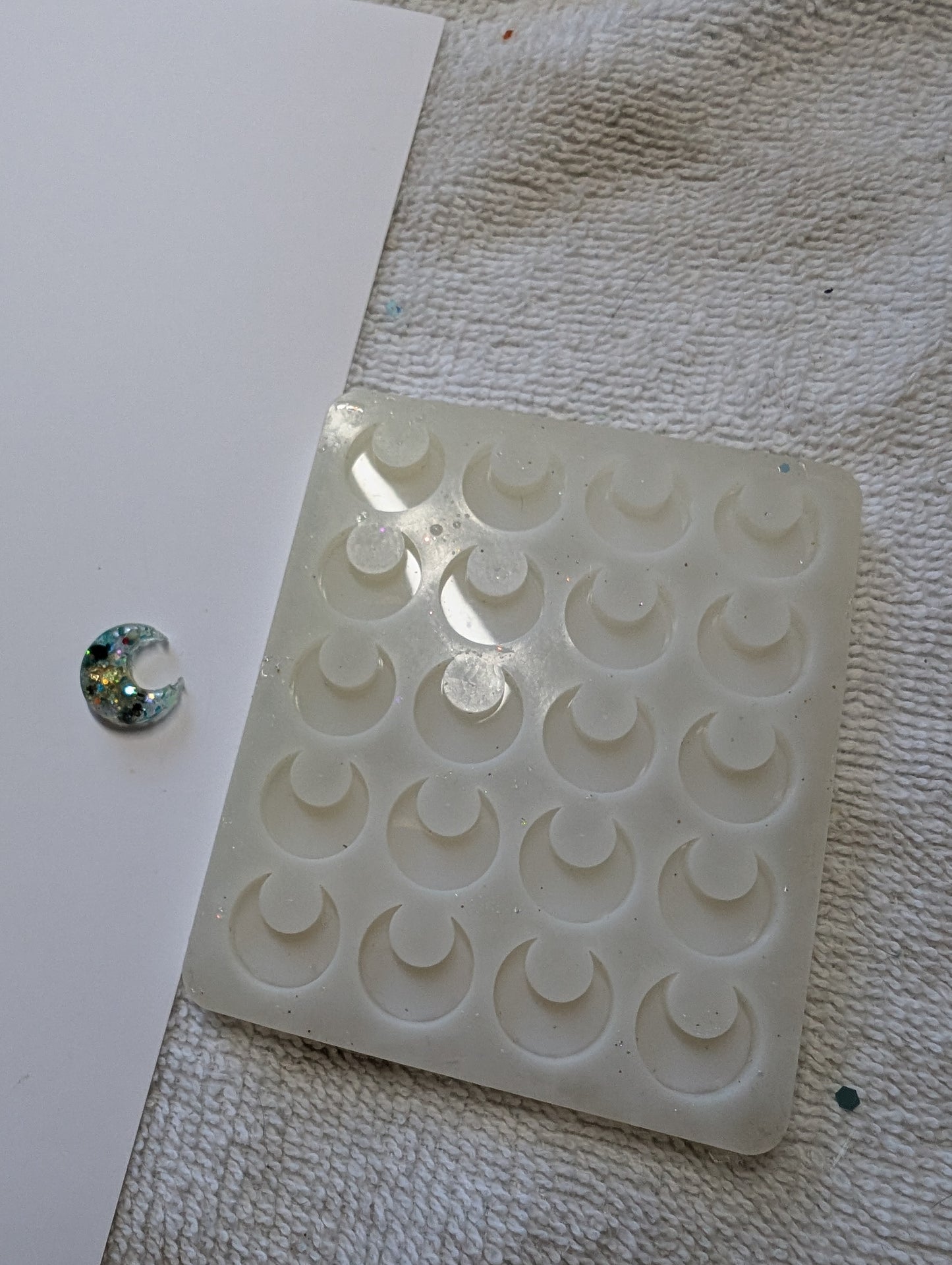 Moon Resin Silicone Mold
