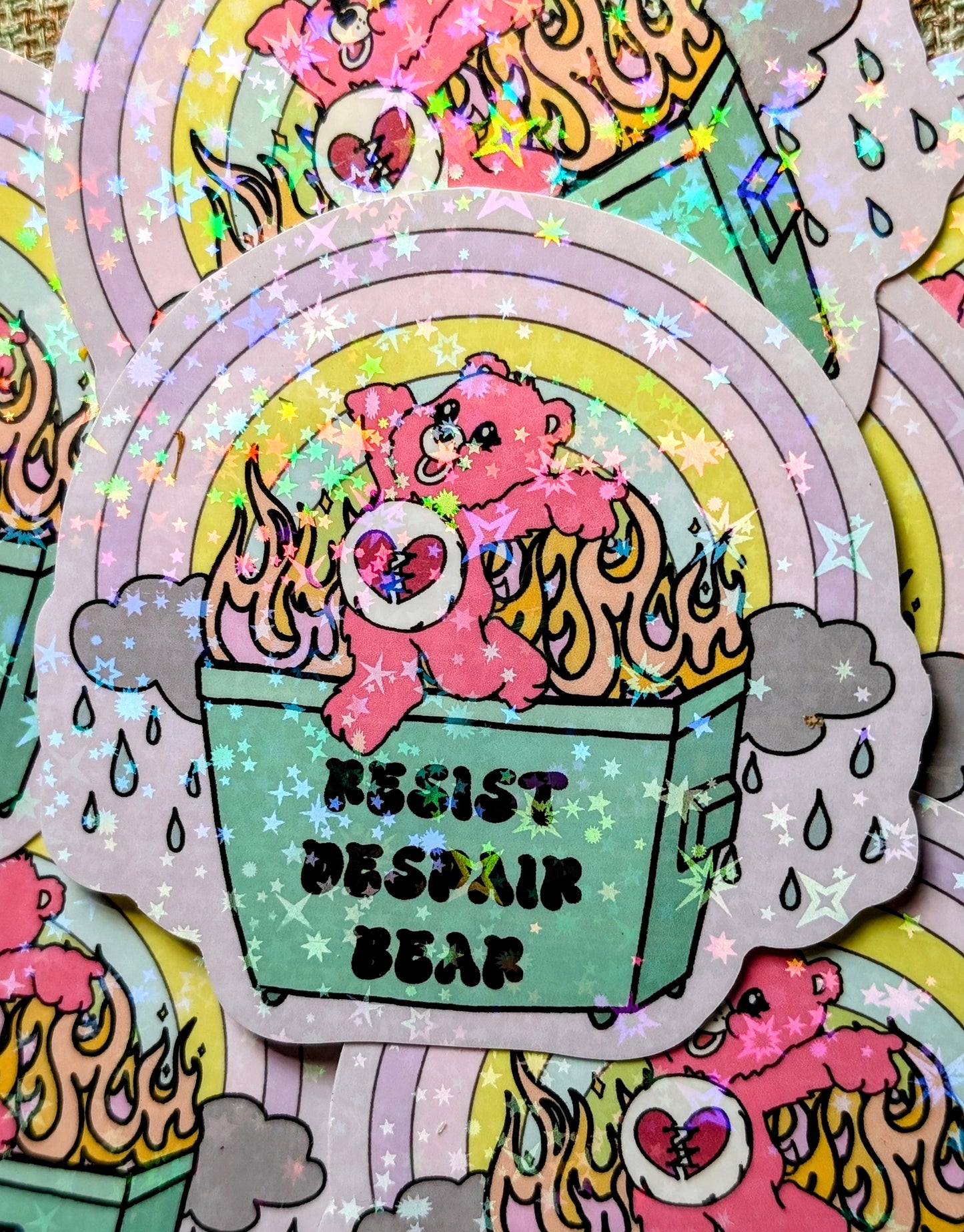 Anti-fascist Feminist Vinyl Sticker