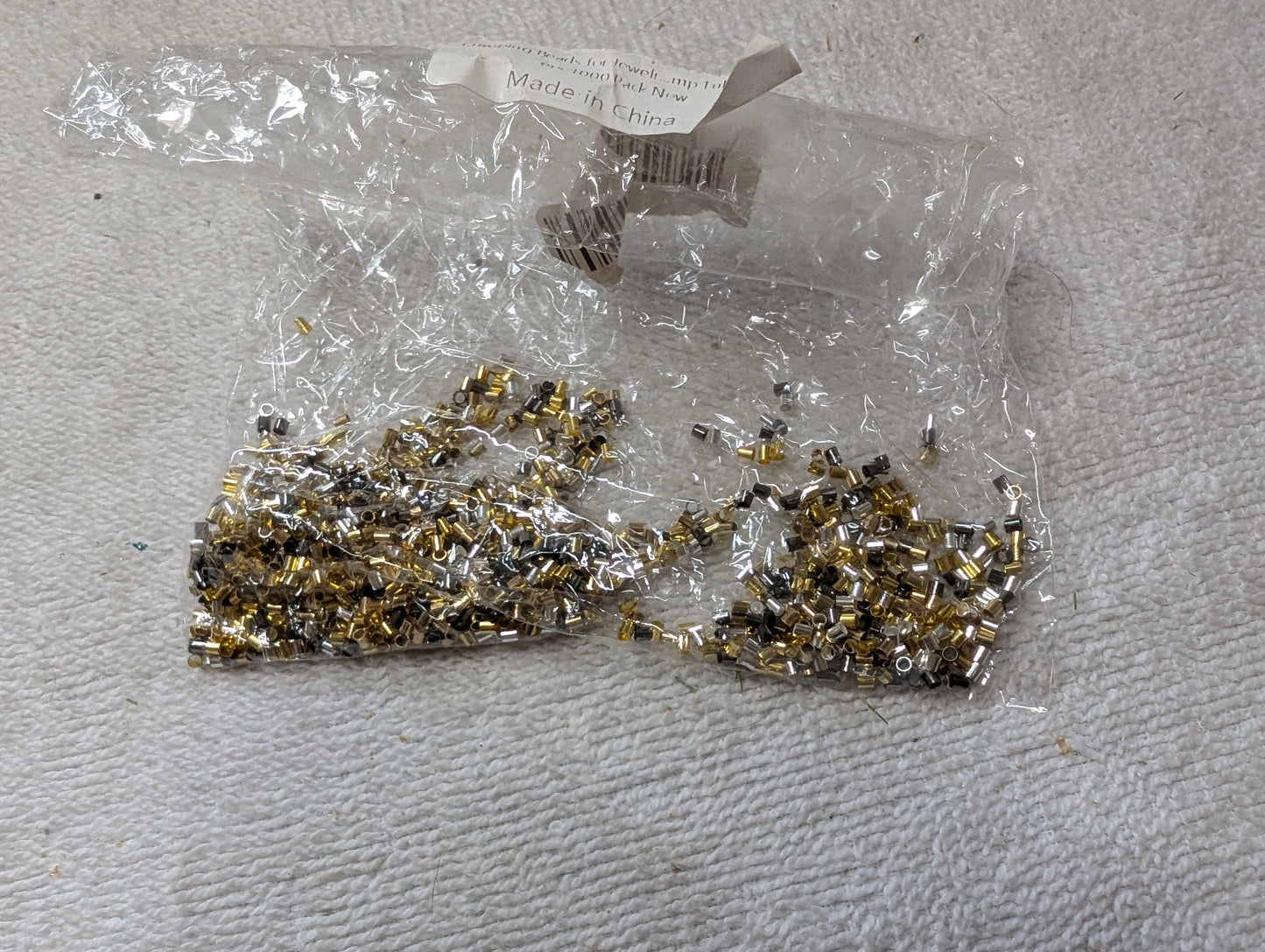 Cord Crimp Beads for Jewelry Making