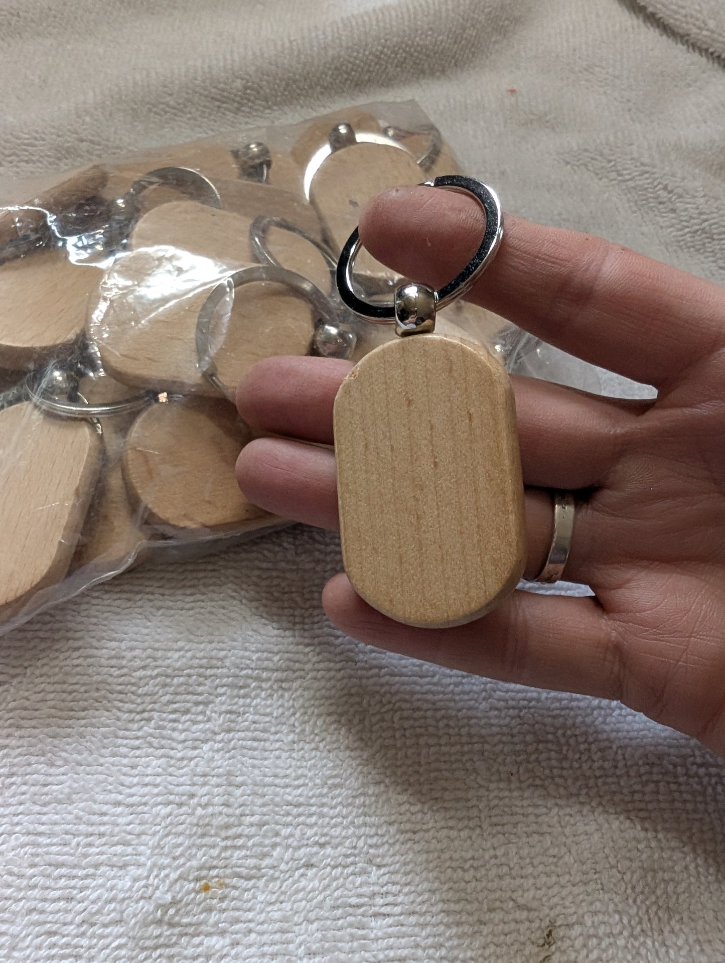 Wood Keychain Blanks
