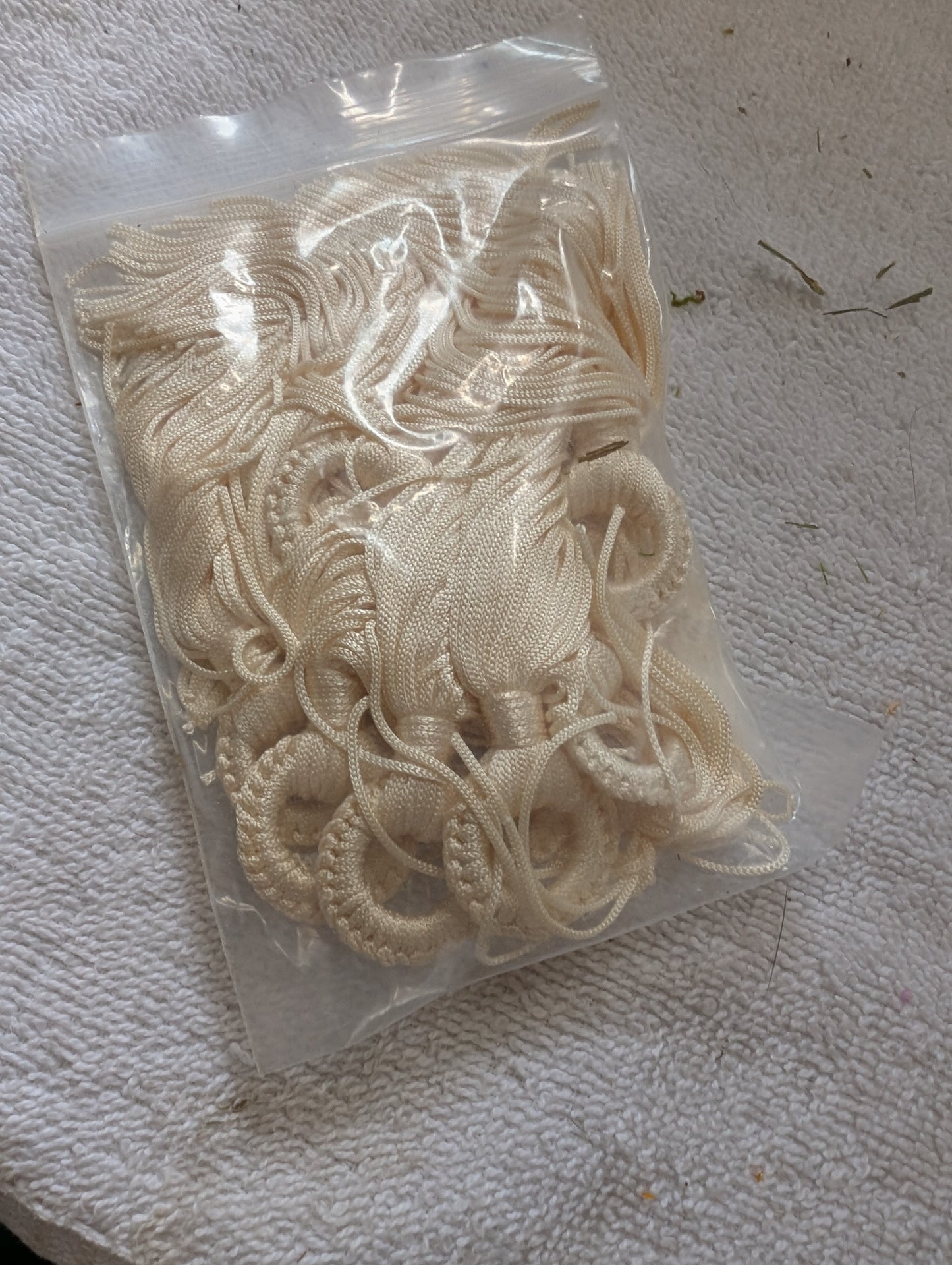 Off White Tassels