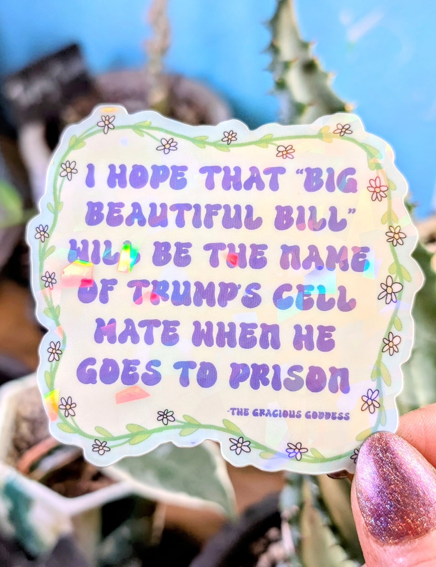8647 Feminist Vinyl Sticker
